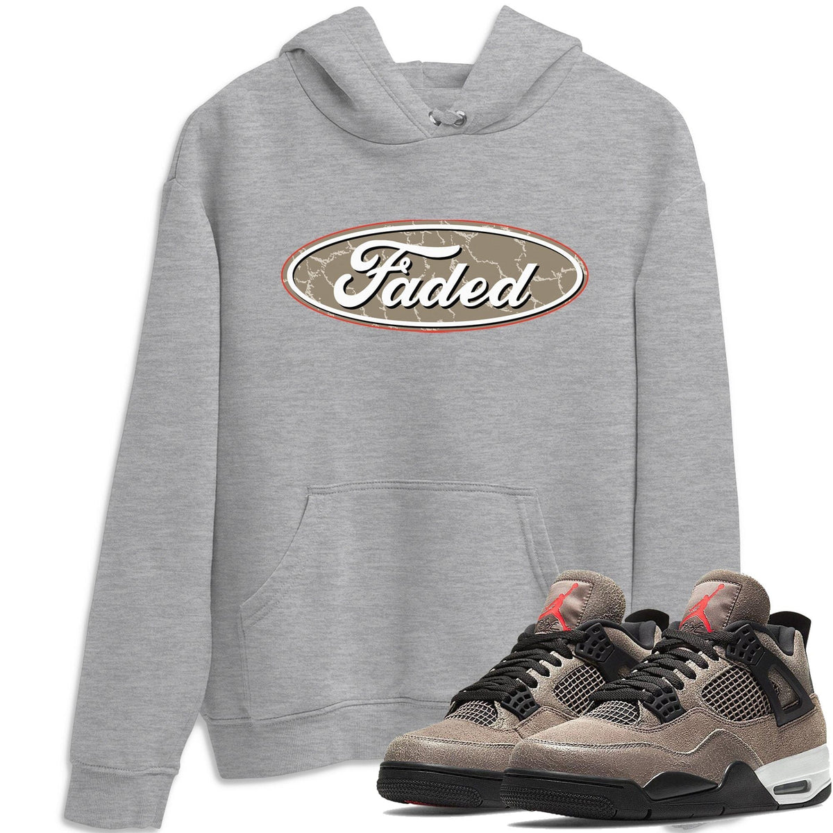 Jordan 4 Taupe Haze Shirt To Match Jordans Faded Sneaker Tees Jordan 4 Taupe Haze Drip Gear Zone Sneaker Matching Clothing Unisex Shirts