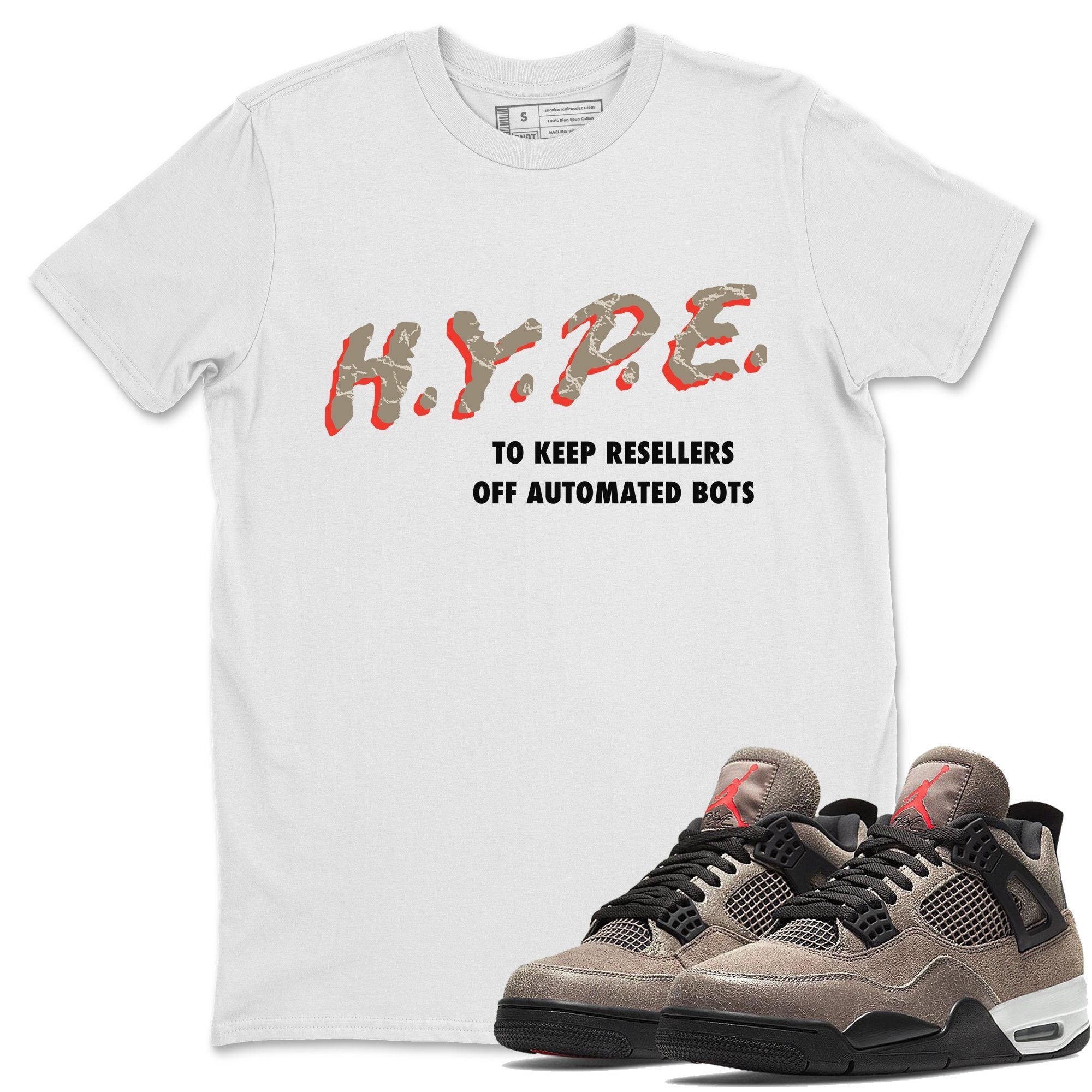 Jordan 4 Taupe Haze Sneaker Tees Drip Gear Zone Hype Sneaker Tees Jordan 4 Taupe Haze Shirt Unisex Shirts