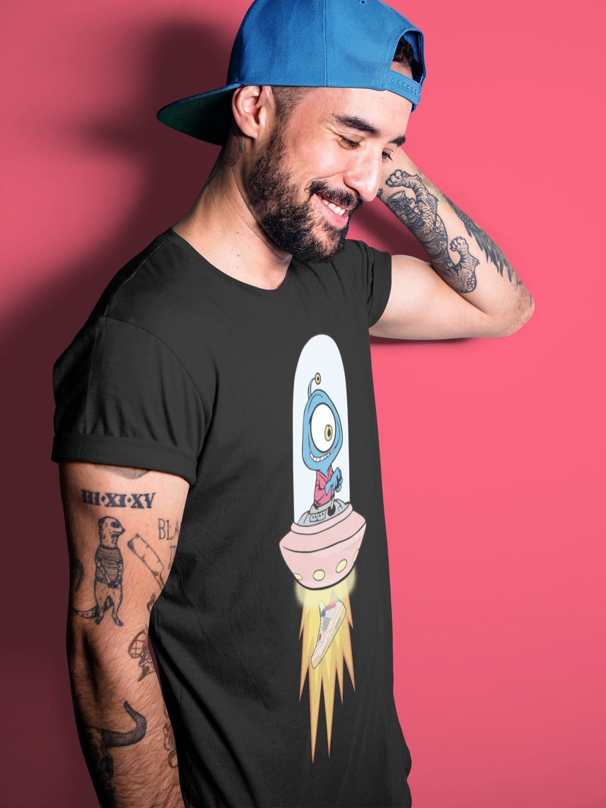 Jordan 4 Union Guava Ice Sneaker Matching T-Shirt Alien Sneaker Tees Jordan 4 Union Guava Ice Sneaker Release Tees Crew Neck Tees