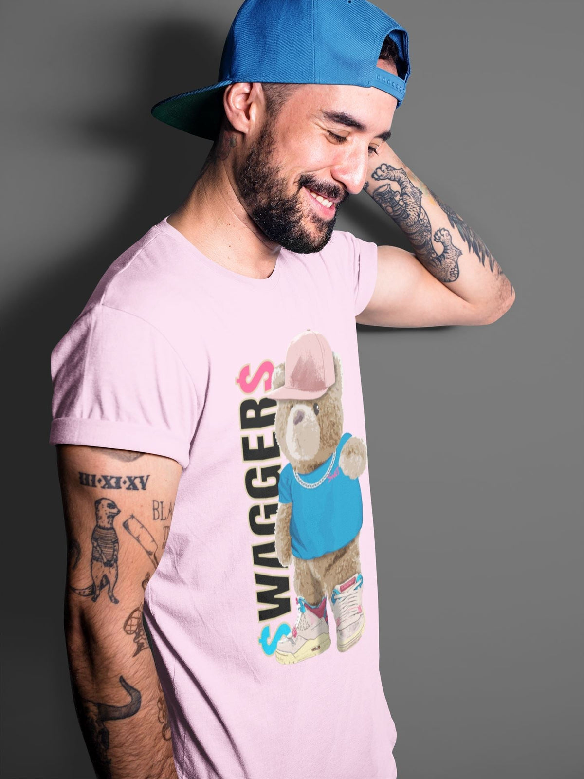 Jordan 4 Union Guava Ice Sneaker Matching T-Shirt Bear Swaggers Sneaker Tees Jordan 4 Union Guava Ice Sneaker Release Tees Crew Neck Tees
