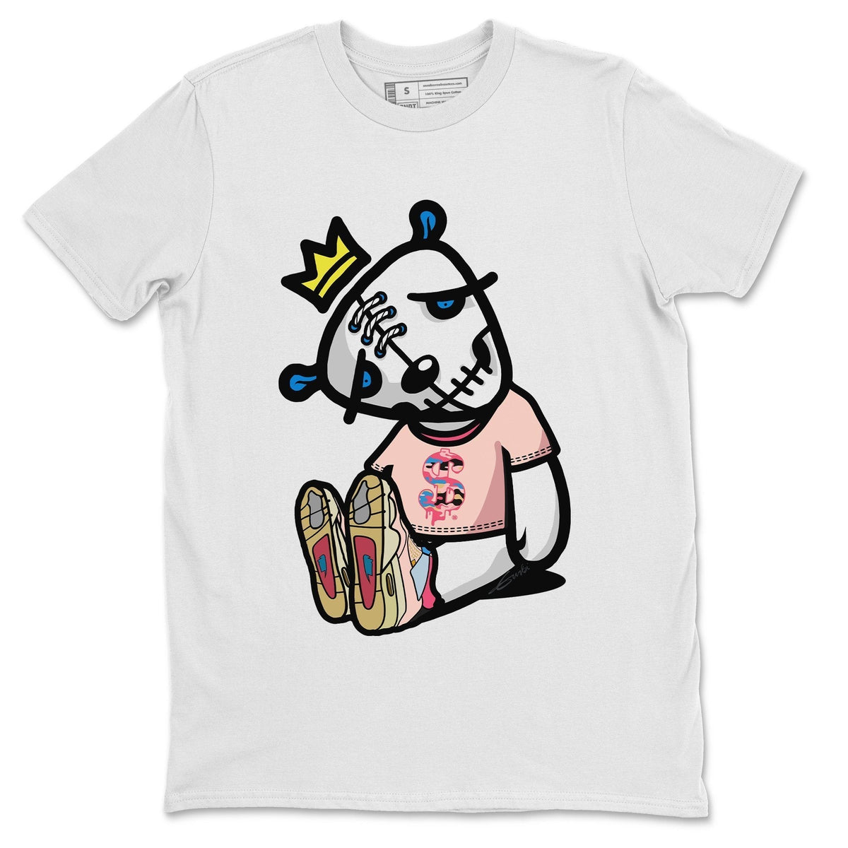 Jordan 4 Union Guava Ice Sneaker Matching T-Shirt Dead Dolls Sneaker Tees Jordan 4 Union Guava Ice Sneaker Release Tees Crew Neck Tees