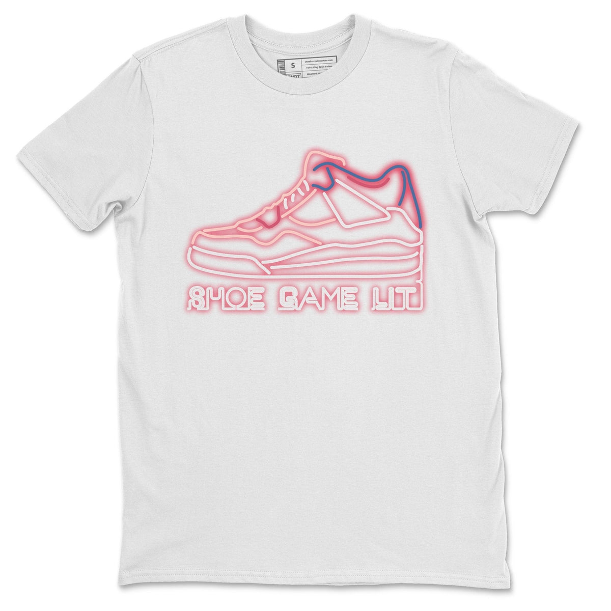 Jordan 4 Union Guava Ice Sneaker Matching T-Shirt Shoe Game Lit Sneaker Tees Jordan 4 Union Guava Ice Sneaker Release Tees Crew Neck Tees