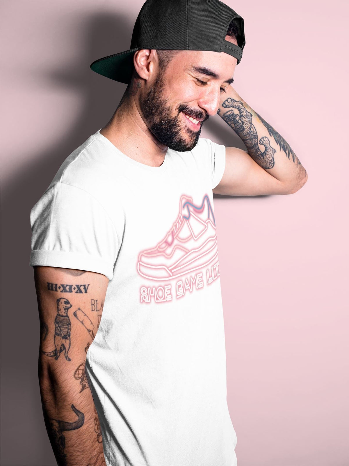 Jordan 4 Union Guava Ice Sneaker Matching T-Shirt Shoe Game Lit Sneaker Tees Jordan 4 Union Guava Ice Sneaker Release Tees Crew Neck Tees