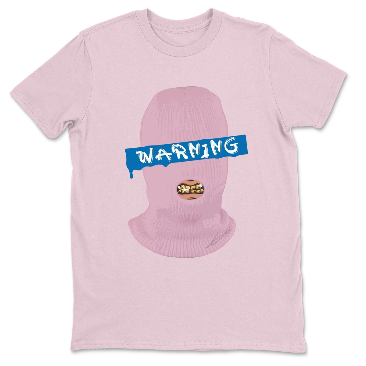 Jordan 4 Union Guava Ice Sneaker Matching T-Shirt Warning Sneaker Tees Jordan 4 Union Guava Ice Sneaker Release Tees Crew Neck Tees
