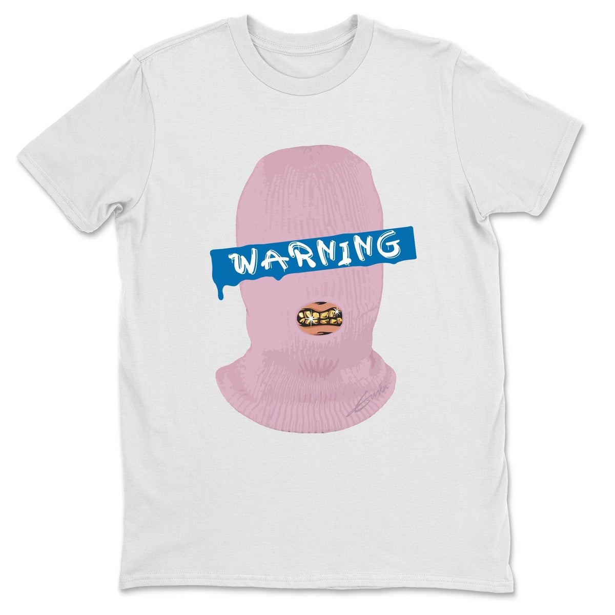 Jordan 4 Union Guava Ice Sneaker Matching T-Shirt Warning Sneaker Tees Jordan 4 Union Guava Ice Sneaker Release Tees Crew Neck Tees