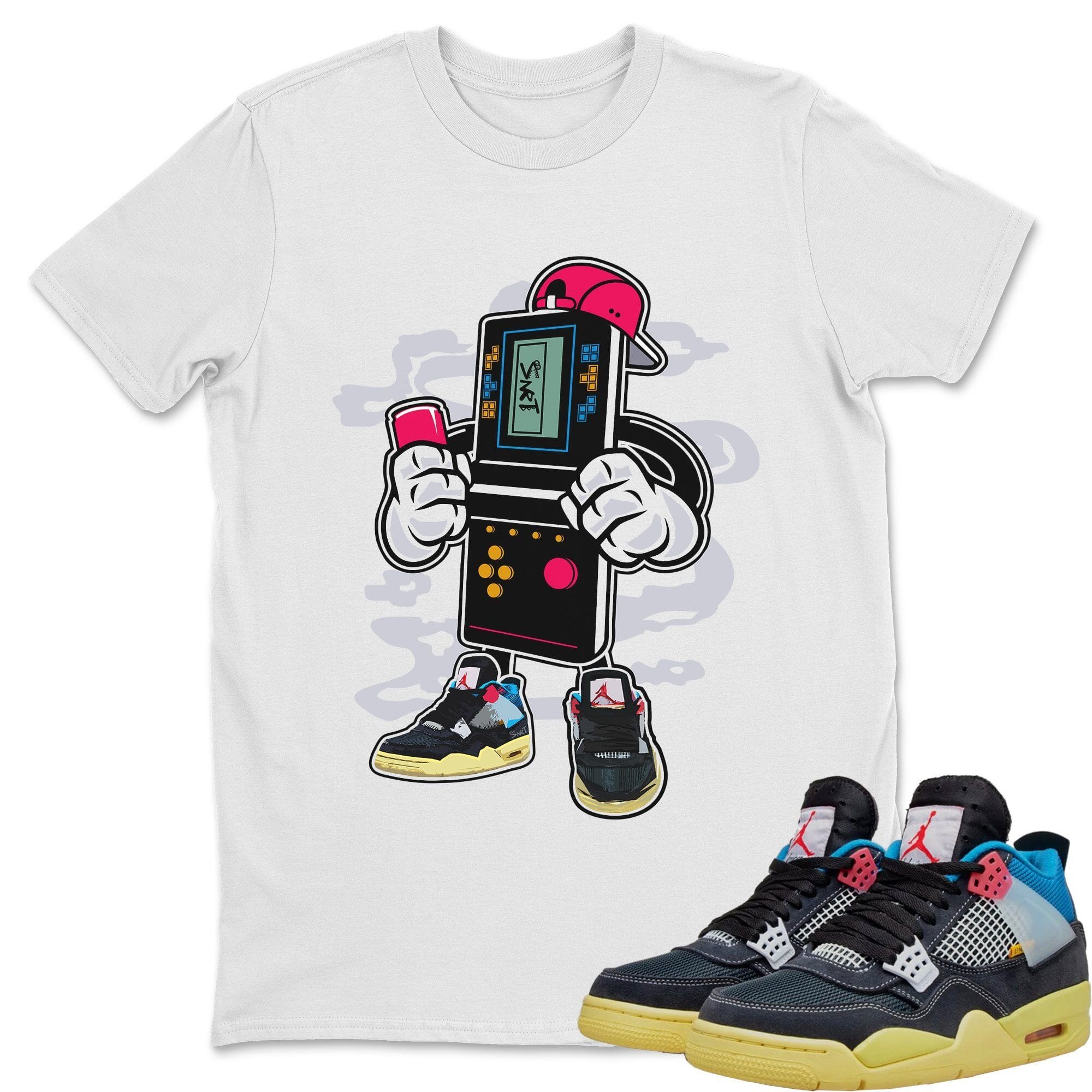 Jordan 4 Union Off Noir Sneaker Tees Drip Gear Zone Game Boy Sneaker Tees Jordan 4 Union Off Noir Shirt Unisex Shirts