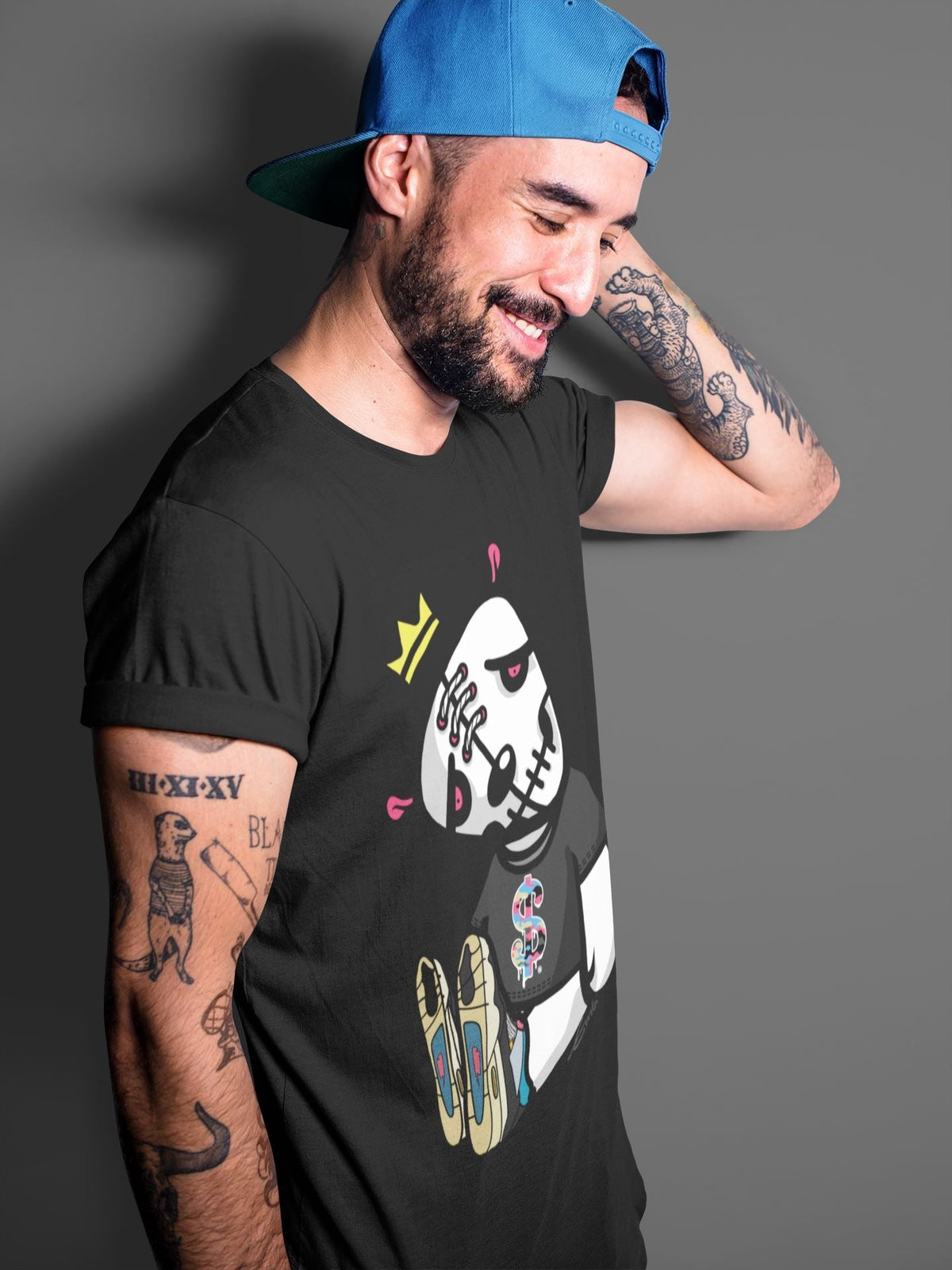 Jordan 4 Union Off Noir Sneaker Matching T-Shirt Dead Dolls Sneaker Tees Jordan 4 Union Off Noir Sneaker Release Tees Crew Neck Tees