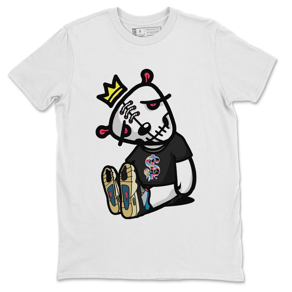 Jordan 4 Union Off Noir Sneaker Matching T-Shirt Dead Dolls Sneaker Tees Jordan 4 Union Off Noir Sneaker Release Tees Crew Neck Tees