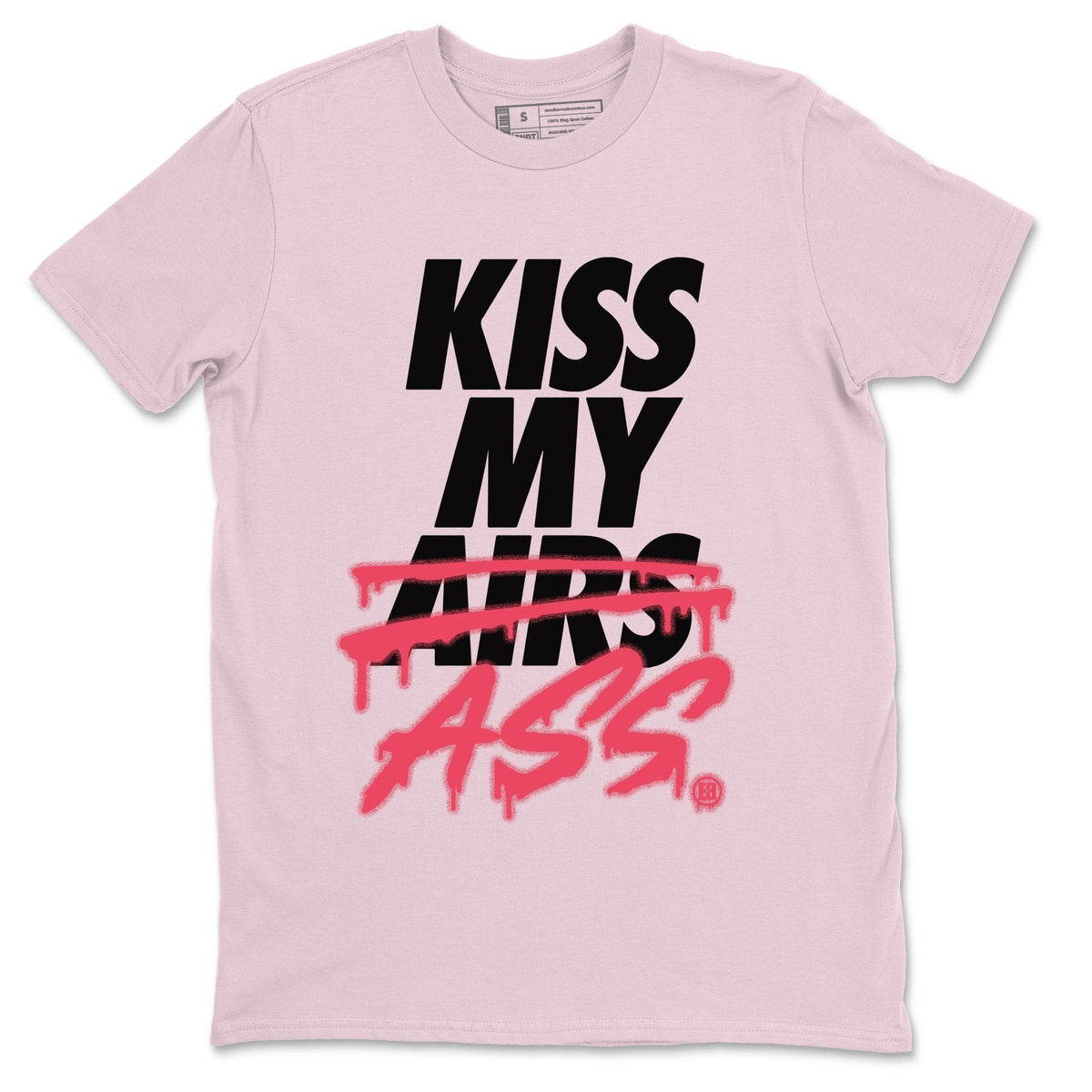 Jordan 4 Union Off Noir Sneaker Matching T-Shirt Kiss My Ass Sneaker Tees Jordan 4 Union Off Noir Sneaker Release Tees Crew Neck Tees