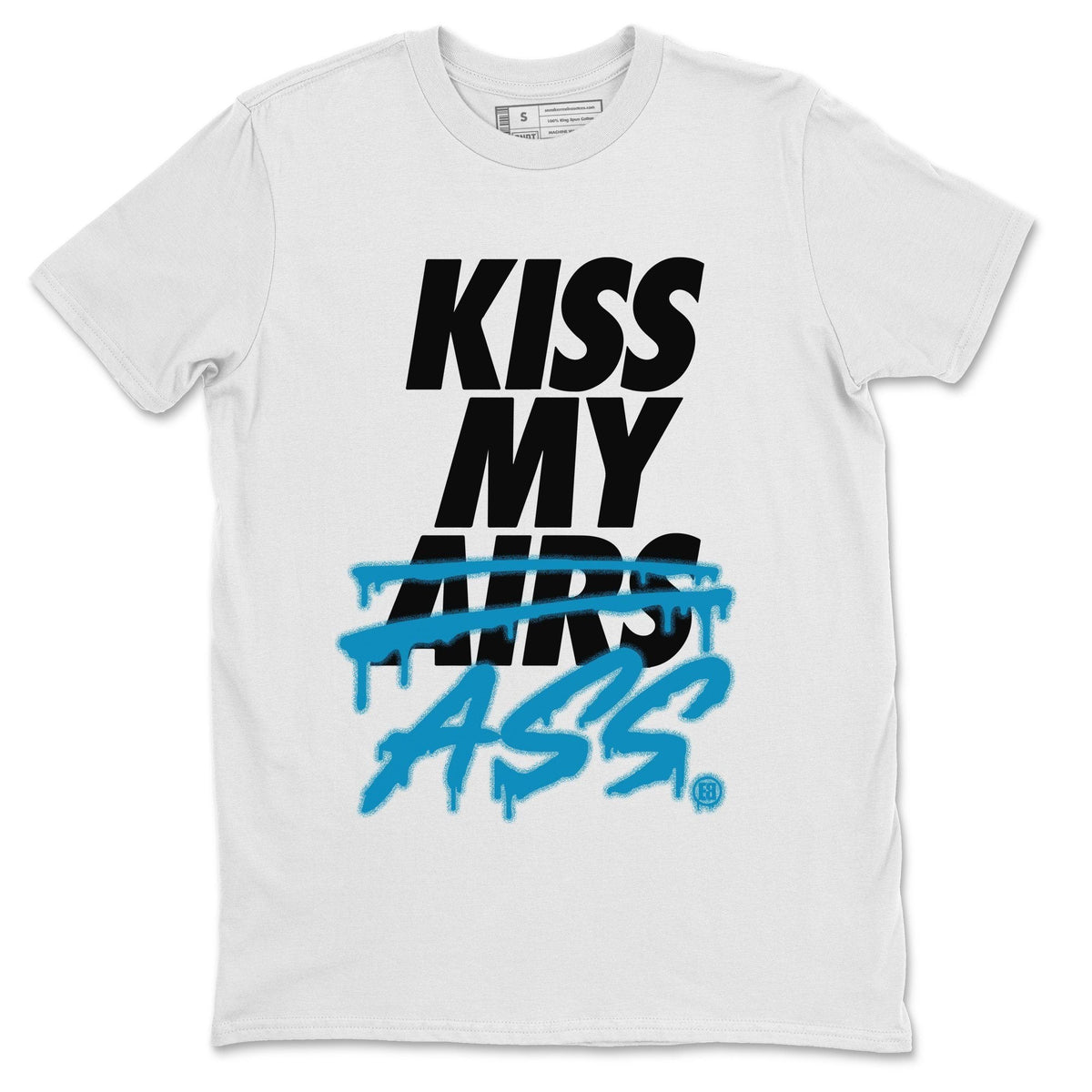 Jordan 4 Union Off Noir Sneaker Matching T-Shirt Kiss My Ass Sneaker Tees Jordan 4 Union Off Noir Sneaker Release Tees Crew Neck Tees