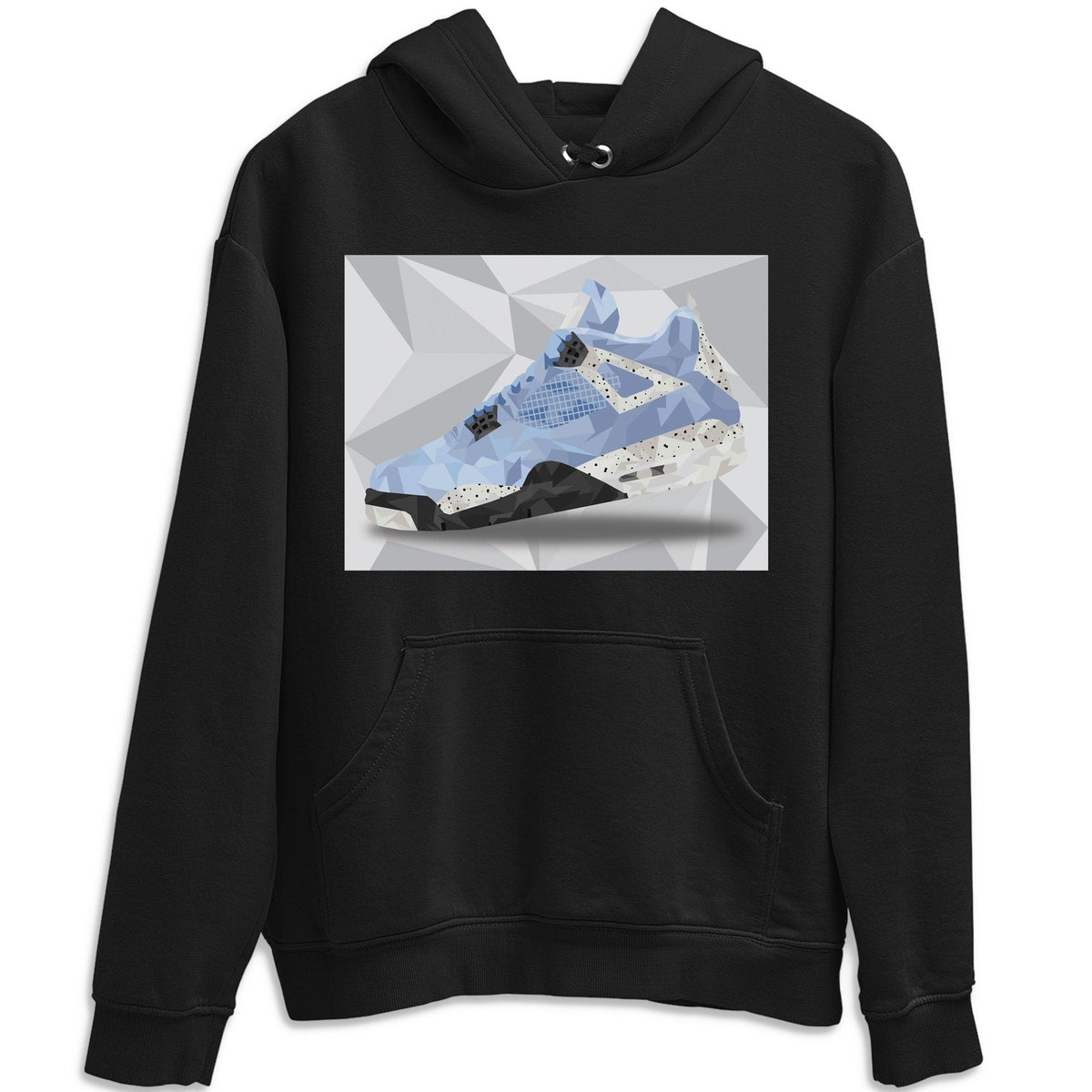 Jordan 4 University Blue Shirt To Match Jordans Shoe Polygon Sneaker Tees Jordan 4 University Blue Drip Gear Zone Sneaker Matching Clothing Unisex Shirts