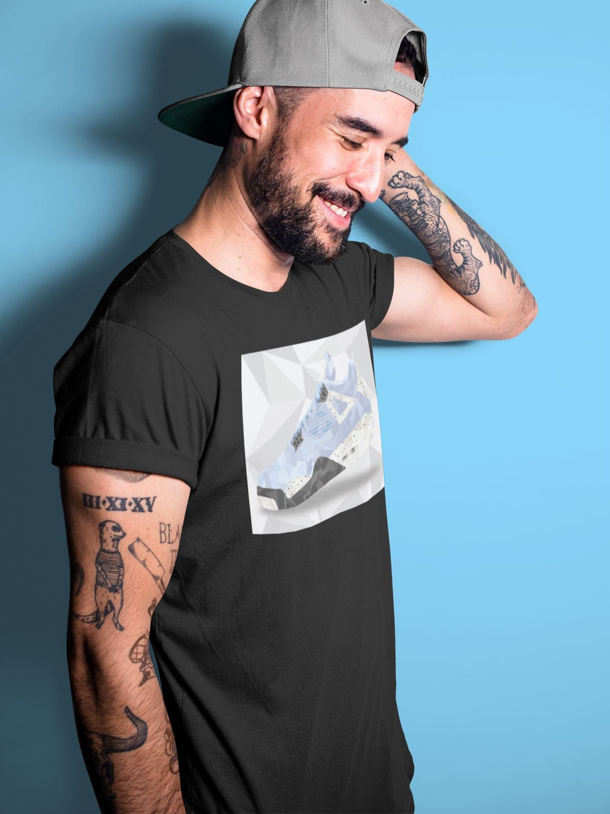 Jordan 4 University Blue Shirt To Match Jordans Shoe Polygon Sneaker Tees Jordan 4 University Blue Drip Gear Zone Sneaker Matching Clothing Unisex Shirts