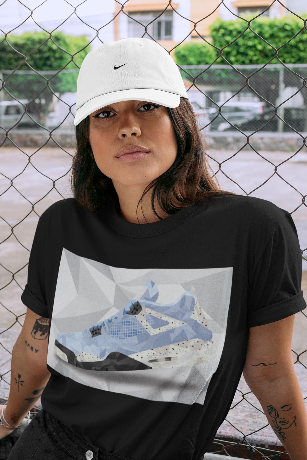 Jordan 4 University Blue Shirt To Match Jordans Shoe Polygon Sneaker Tees Jordan 4 University Blue Drip Gear Zone Sneaker Matching Clothing Unisex Shirts