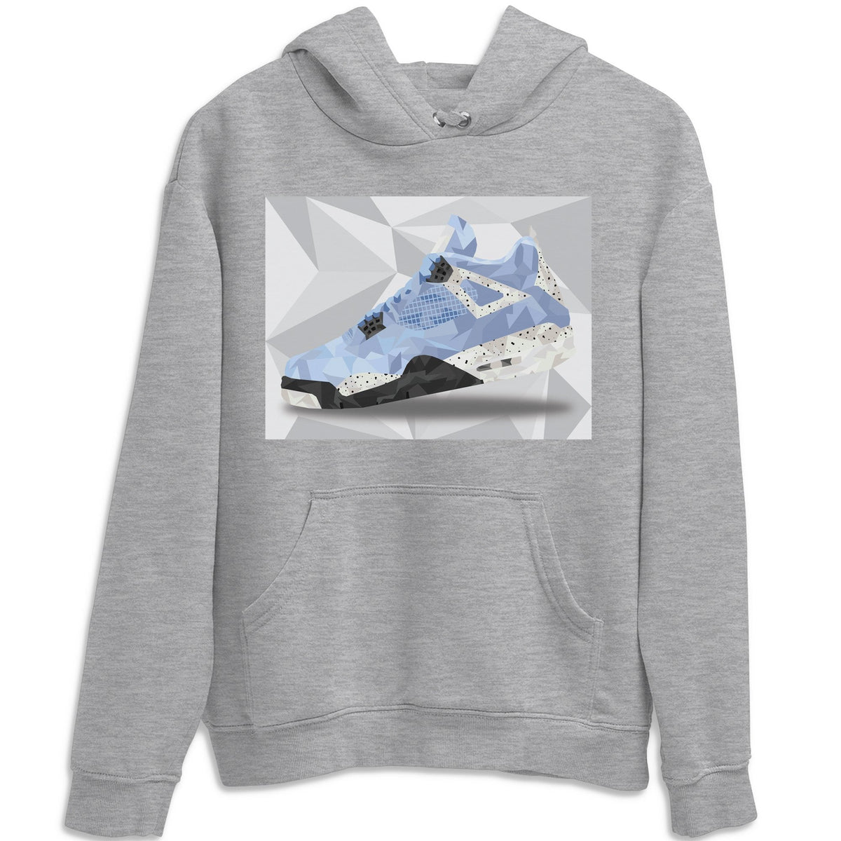 Jordan 4 University Blue Shirt To Match Jordans Shoe Polygon Sneaker Tees Jordan 4 University Blue Drip Gear Zone Sneaker Matching Clothing Unisex Shirts