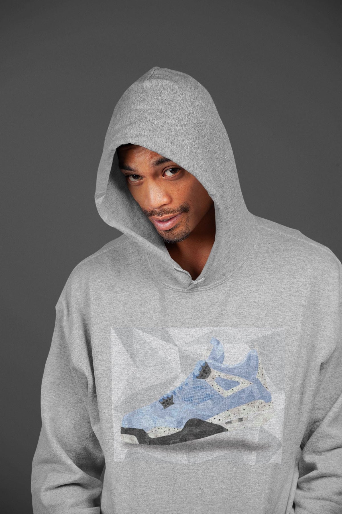 Jordan 4 University Blue Shirt To Match Jordans Shoe Polygon Sneaker Tees Jordan 4 University Blue Drip Gear Zone Sneaker Matching Clothing Unisex Shirts