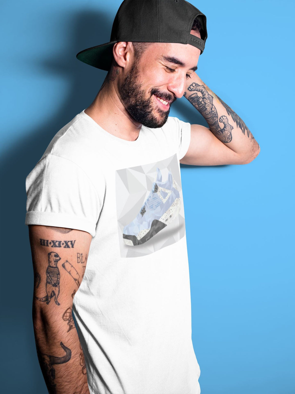 Jordan 4 University Blue Shirt To Match Jordans Shoe Polygon Sneaker Tees Jordan 4 University Blue Drip Gear Zone Sneaker Matching Clothing Unisex Shirts