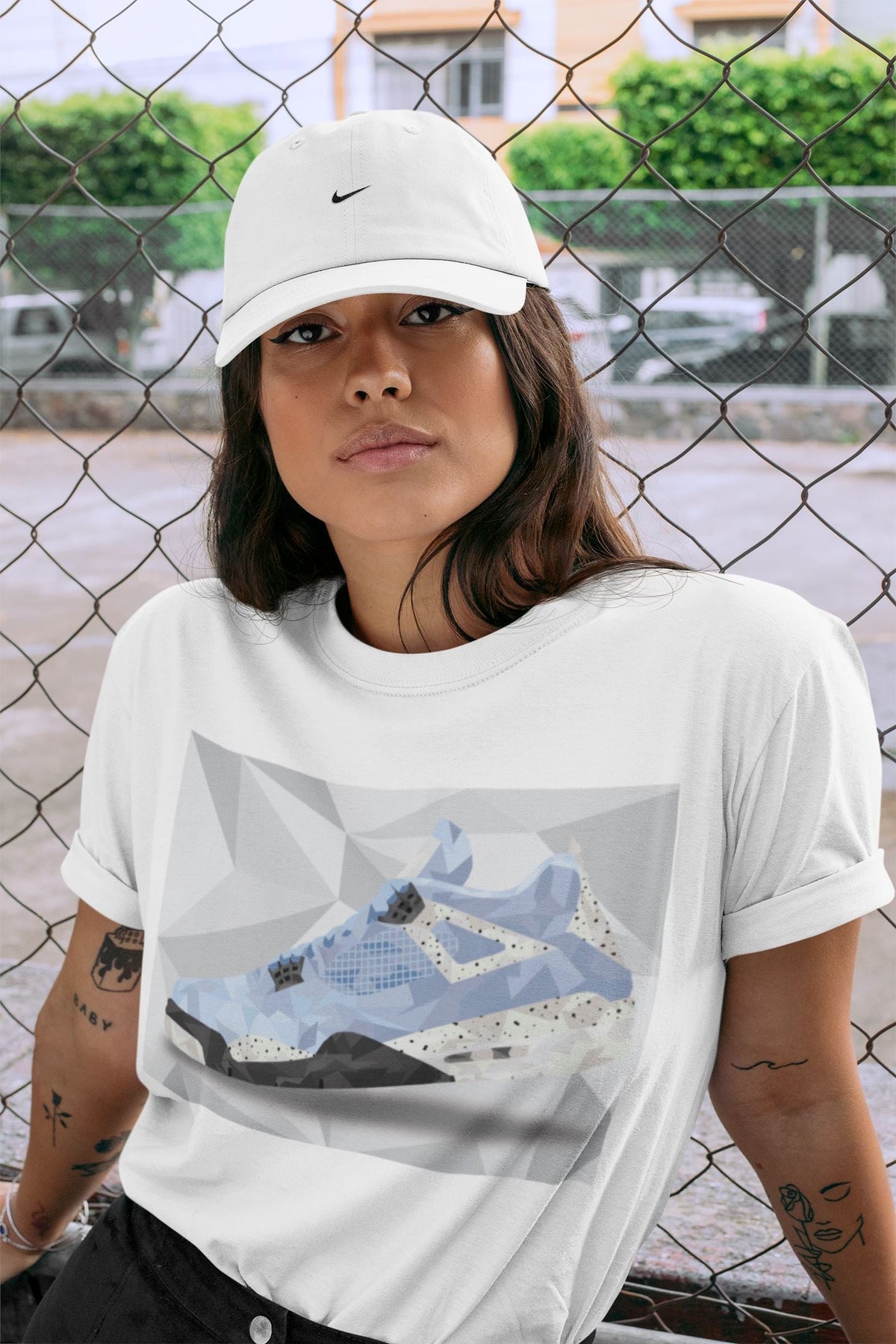 Jordan 4 University Blue Shirt To Match Jordans Shoe Polygon Sneaker Tees Jordan 4 University Blue Drip Gear Zone Sneaker Matching Clothing Unisex Shirts