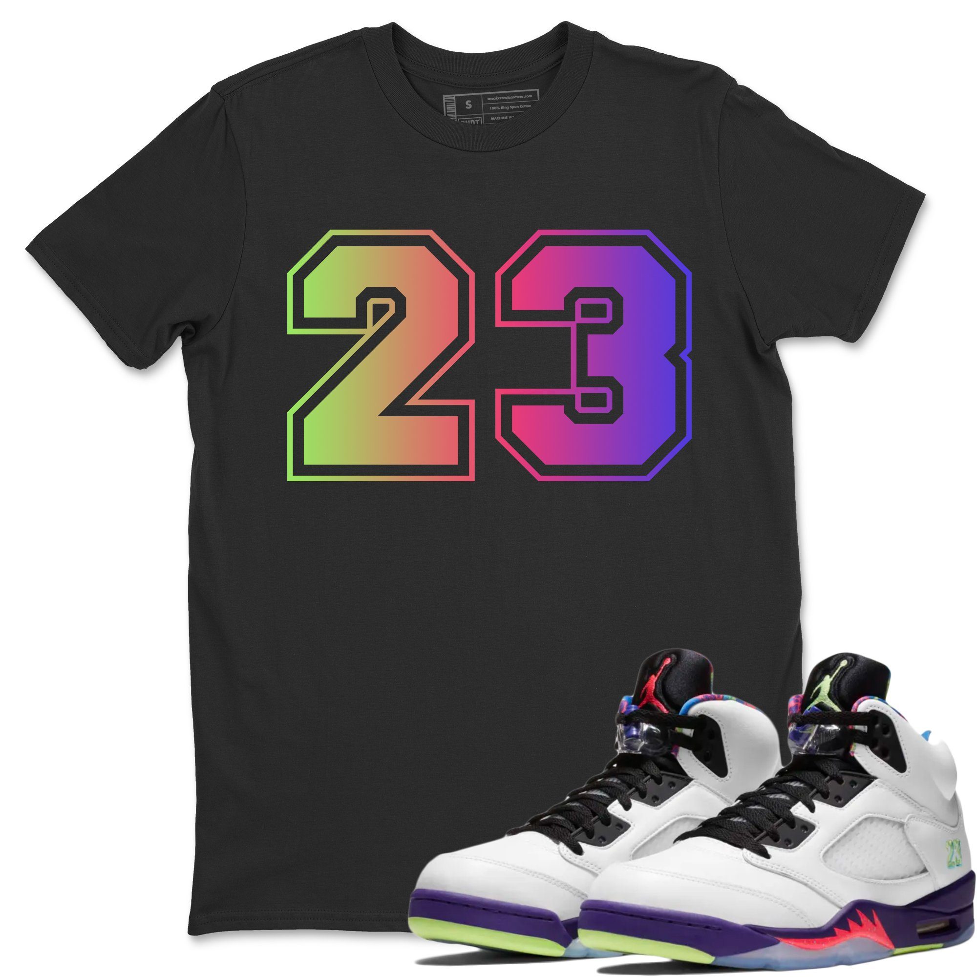 Jordan 5 Ghost Green Sneaker Matching T-Shirt 23 Sneaker Tees Jordan 5 Ghost Green Sneaker Release Tees Crew Neck Tees