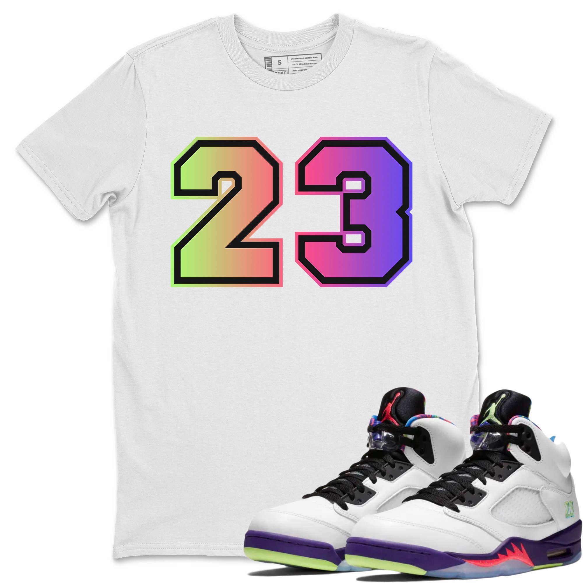 Jordan 5 Ghost Green Sneaker Matching T-Shirt 23 Sneaker Tees Jordan 5 Ghost Green Sneaker Release Tees Crew Neck Tees