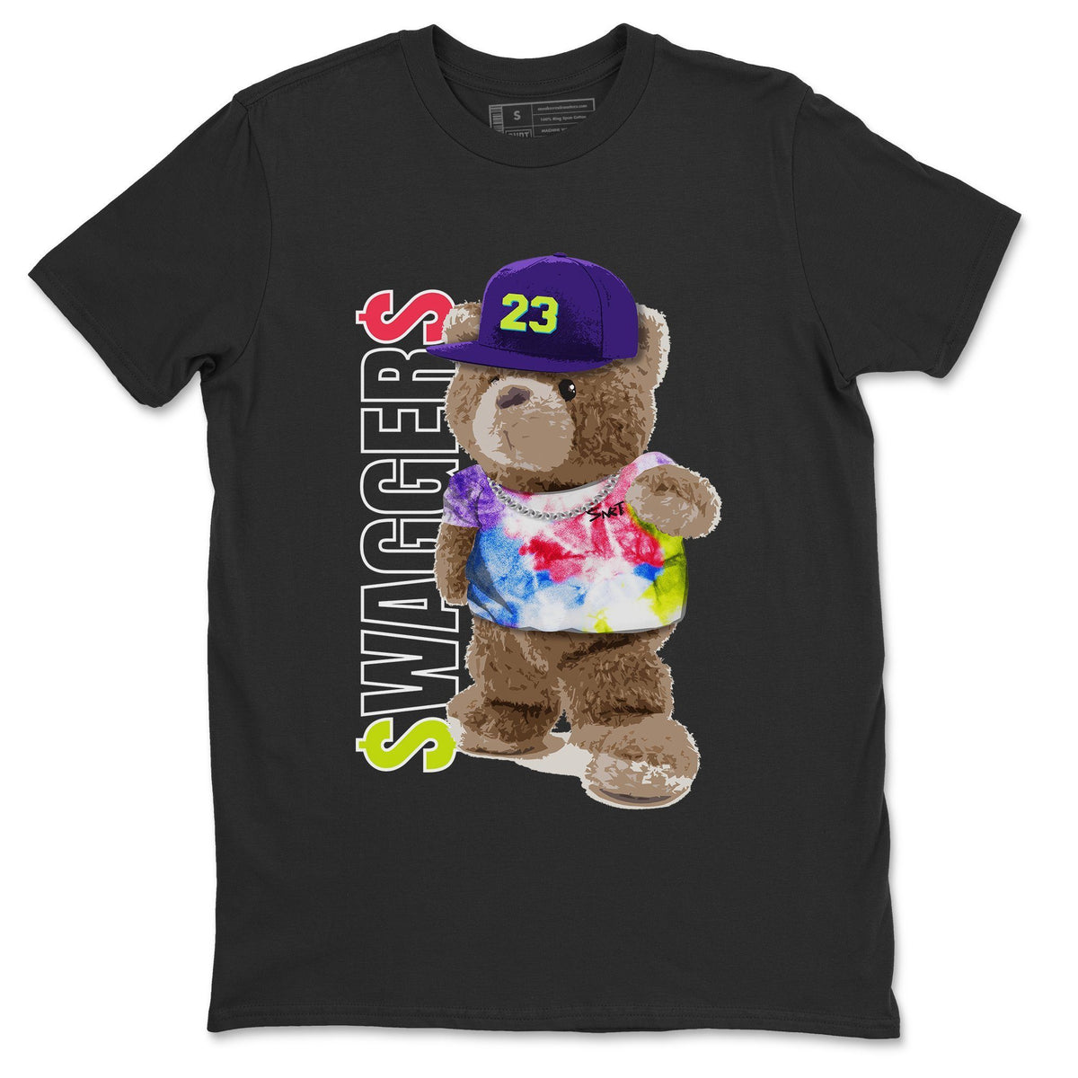 Jordan 5 Ghost Green Sneaker Matching T-Shirt Bear Swaggers Sneaker Tees Jordan 5 Ghost Green Sneaker Release Tees Crew Neck Tees