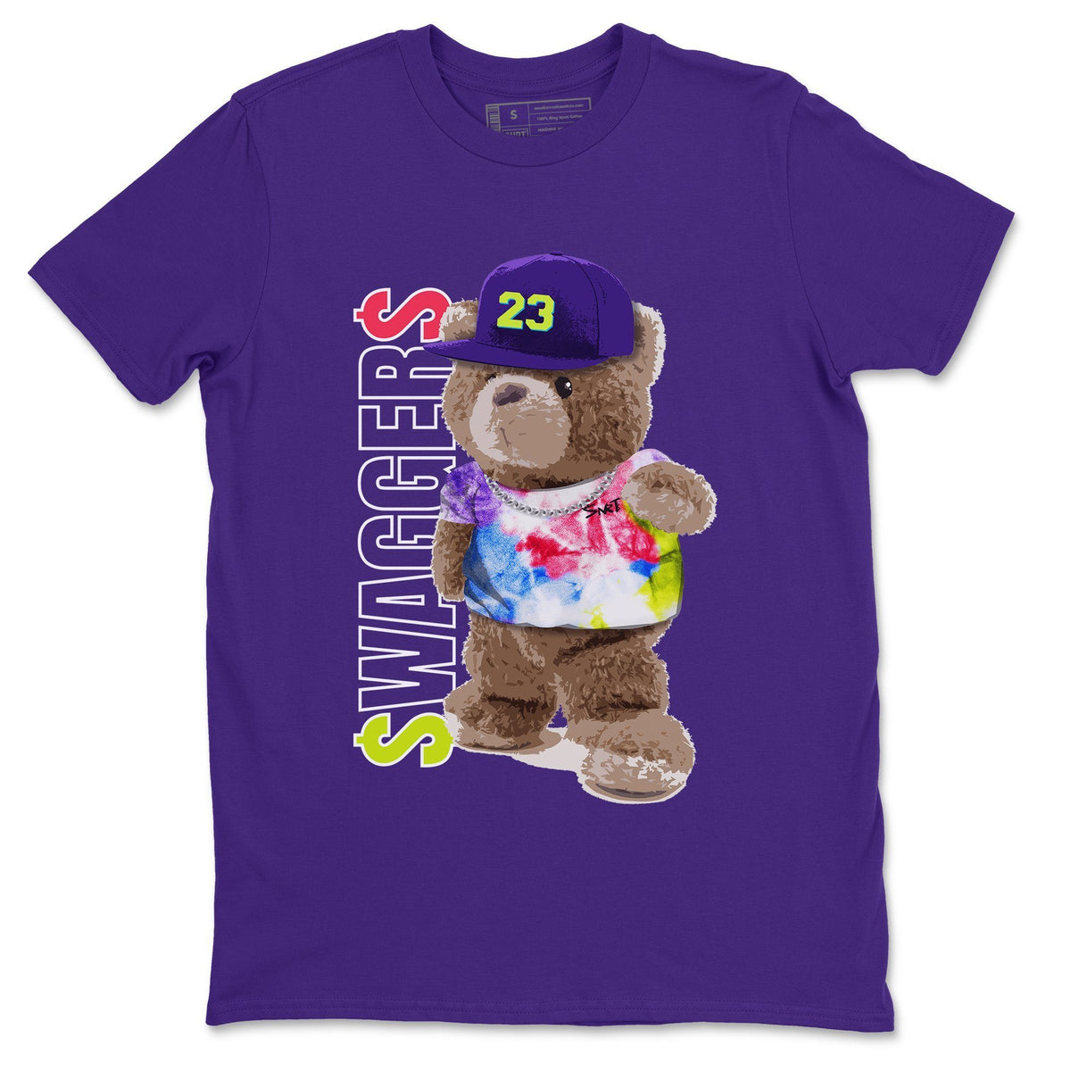Jordan 5 Ghost Green Sneaker Matching T-Shirt Bear Swaggers Sneaker Tees Jordan 5 Ghost Green Sneaker Release Tees Crew Neck Tees