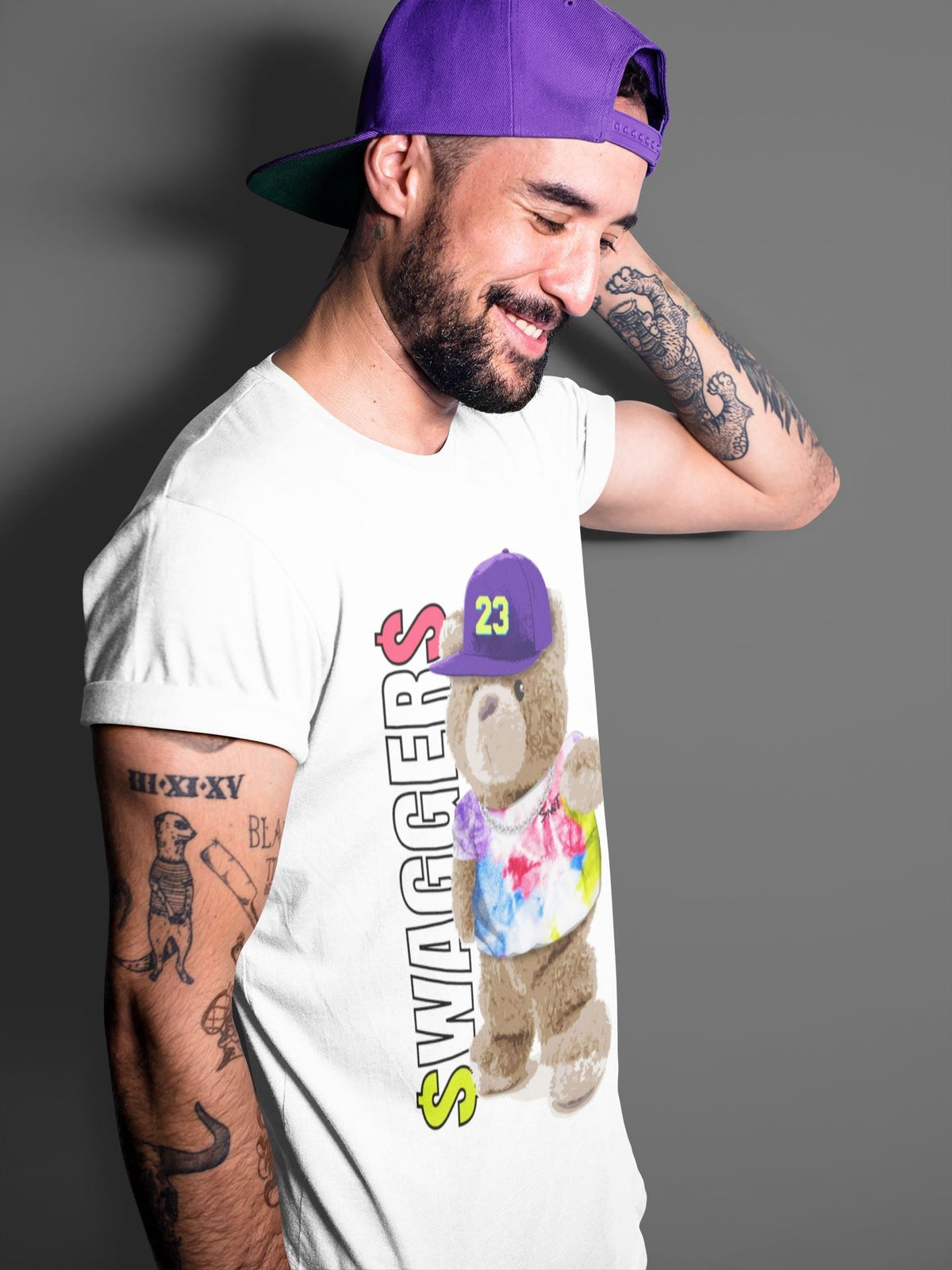 Jordan 5 Ghost Green Sneaker Matching T-Shirt Bear Swaggers Sneaker Tees Jordan 5 Ghost Green Sneaker Release Tees Crew Neck Tees