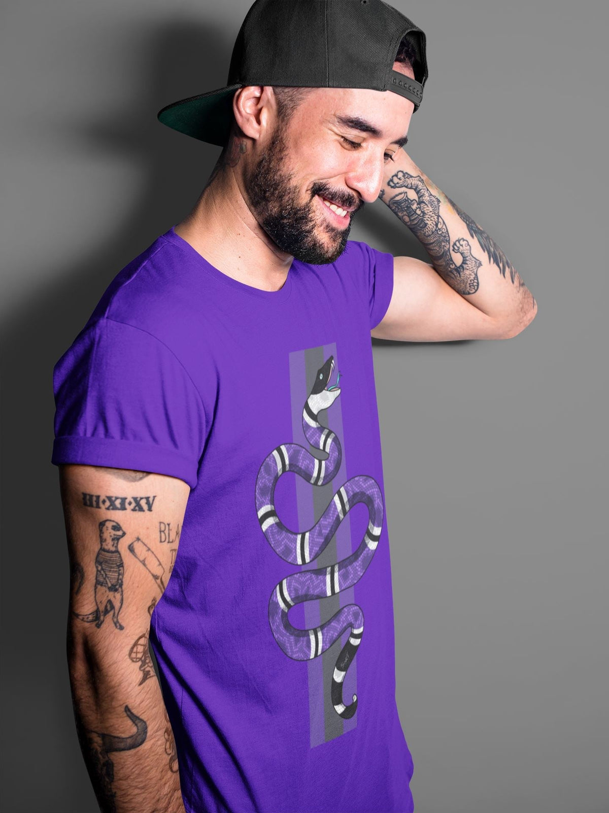 Jordan 5 Purple Grape Sneaker Matching T-Shirt Snake Sneaker Tees Jordan 5 Purple Grape Sneaker Release Tees Crew Neck Tees