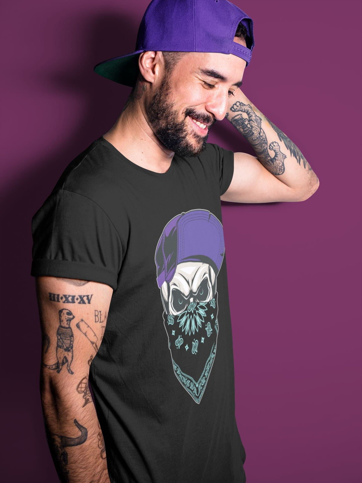 Jordan 5 Black Grape Sneaker Matching T-Shirt Skull Hat Sneaker Tees Jordan 5 Black Grape Sneaker Release Tees Crew Neck Tees