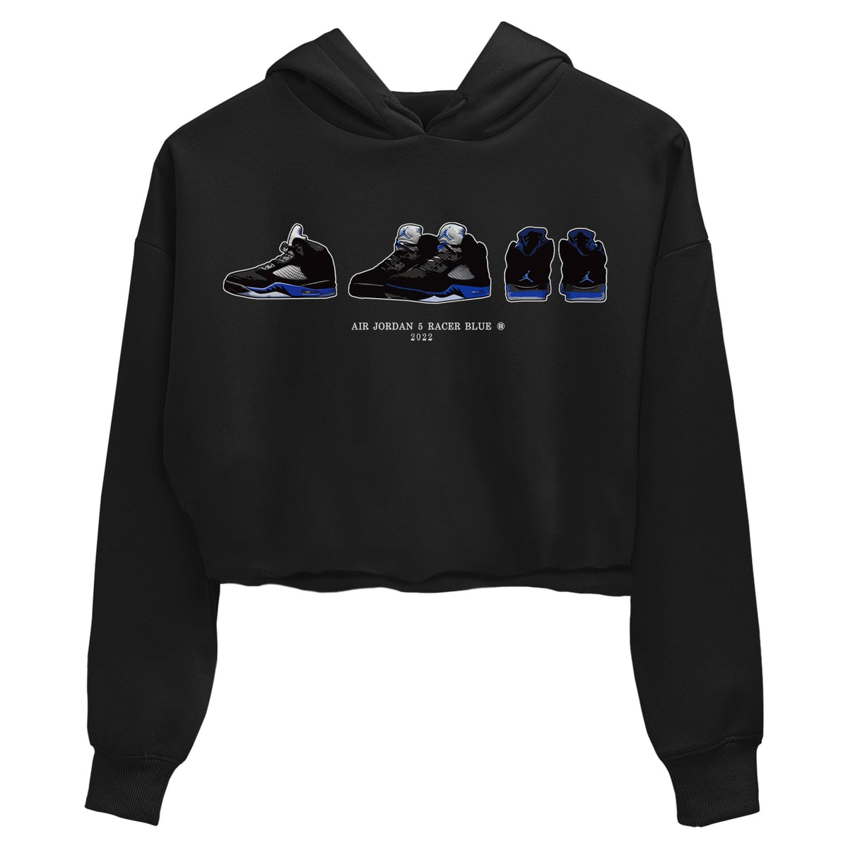 Jordan 5 Racer Blue Sneaker Matching T-Shirt Air Jordan 5 Prelude Sneaker Tees Jordan 5 Racer Blue Sneaker Release Tees Women's Shirts