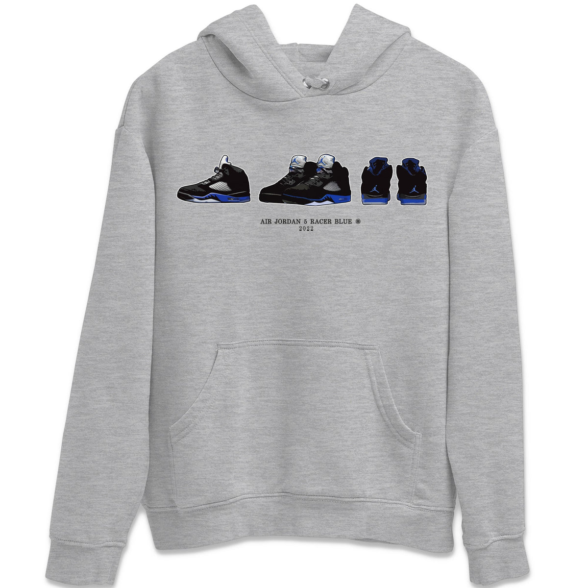 Jordan 5 Racer Blue Sneaker Matching T-Shirt Air Jordan 5 Prelude Sneaker Tees Jordan 5 Racer Blue Sneaker Release Tees Crew Neck Tees