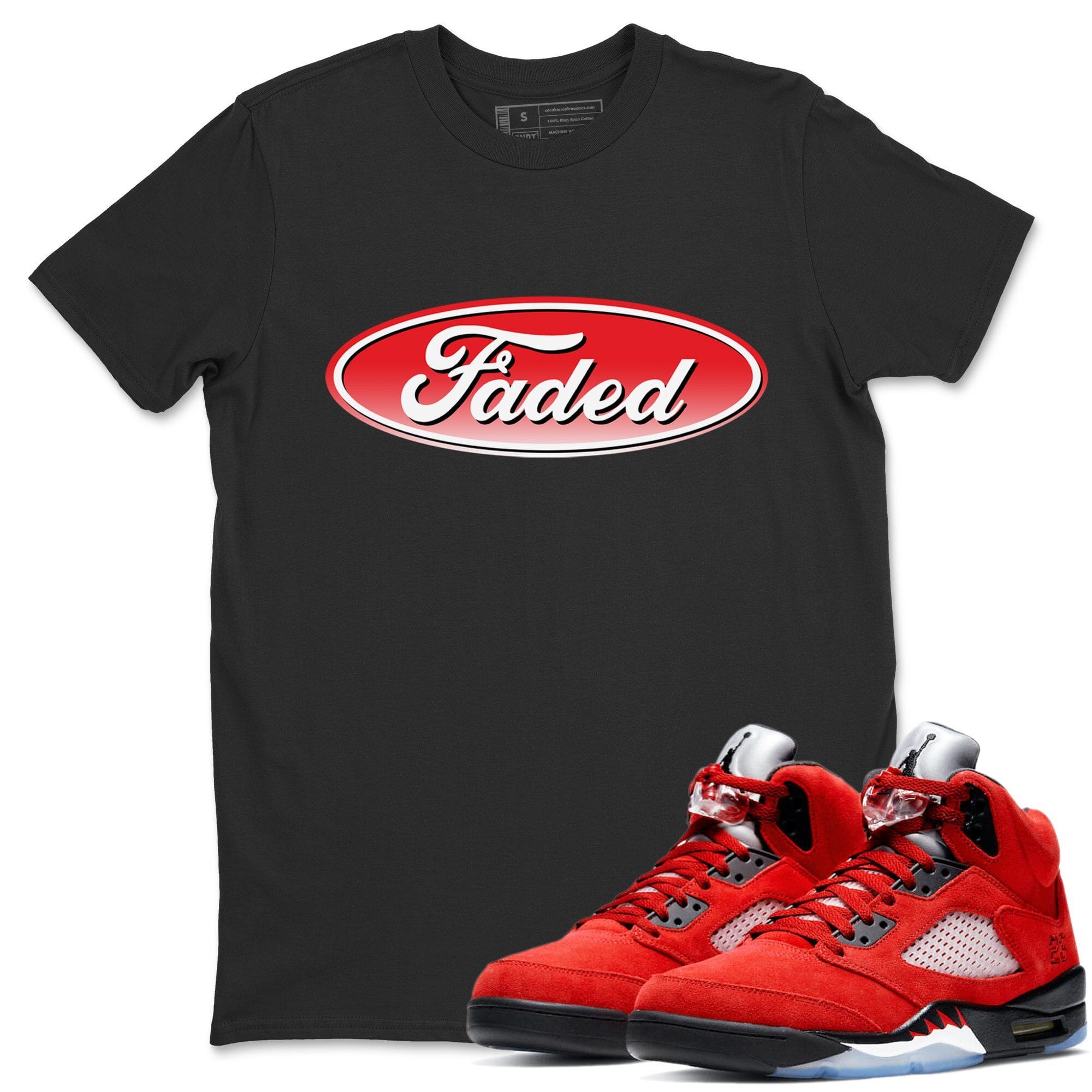 Jordan 5 Raging Bull Shirt To Match Jordans Faded Sneaker Tees Jordan 5 Raging Bull Drip Gear Zone Sneaker Matching Clothing Unisex Shirts
