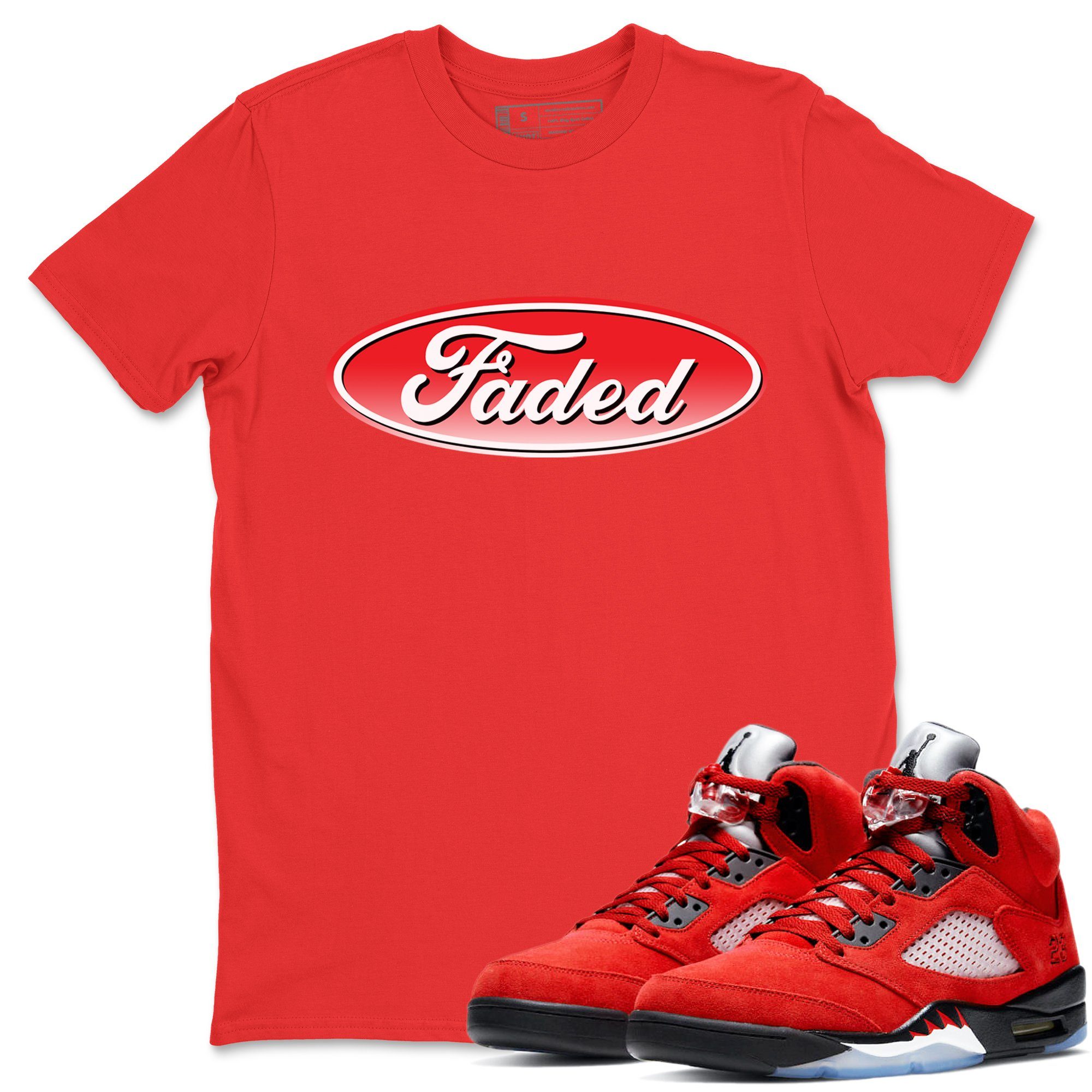 Jordan 5 Raging Bull Shirt To Match Jordans Faded Sneaker Tees Jordan 5 Raging Bull Drip Gear Zone Sneaker Matching Clothing Unisex Shirts