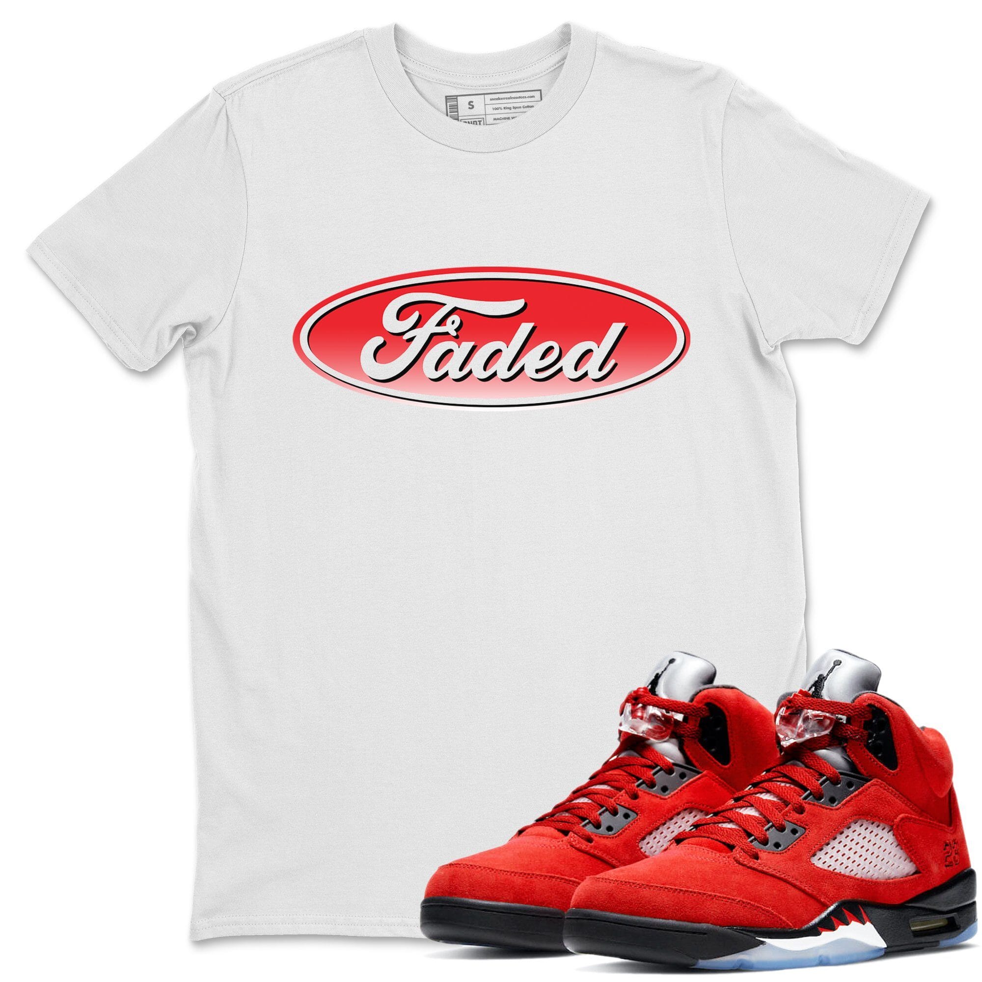 Jordan 5 Raging Bull Shirt To Match Jordans Faded Sneaker Tees Jordan 5 Raging Bull Drip Gear Zone Sneaker Matching Clothing Unisex Shirts