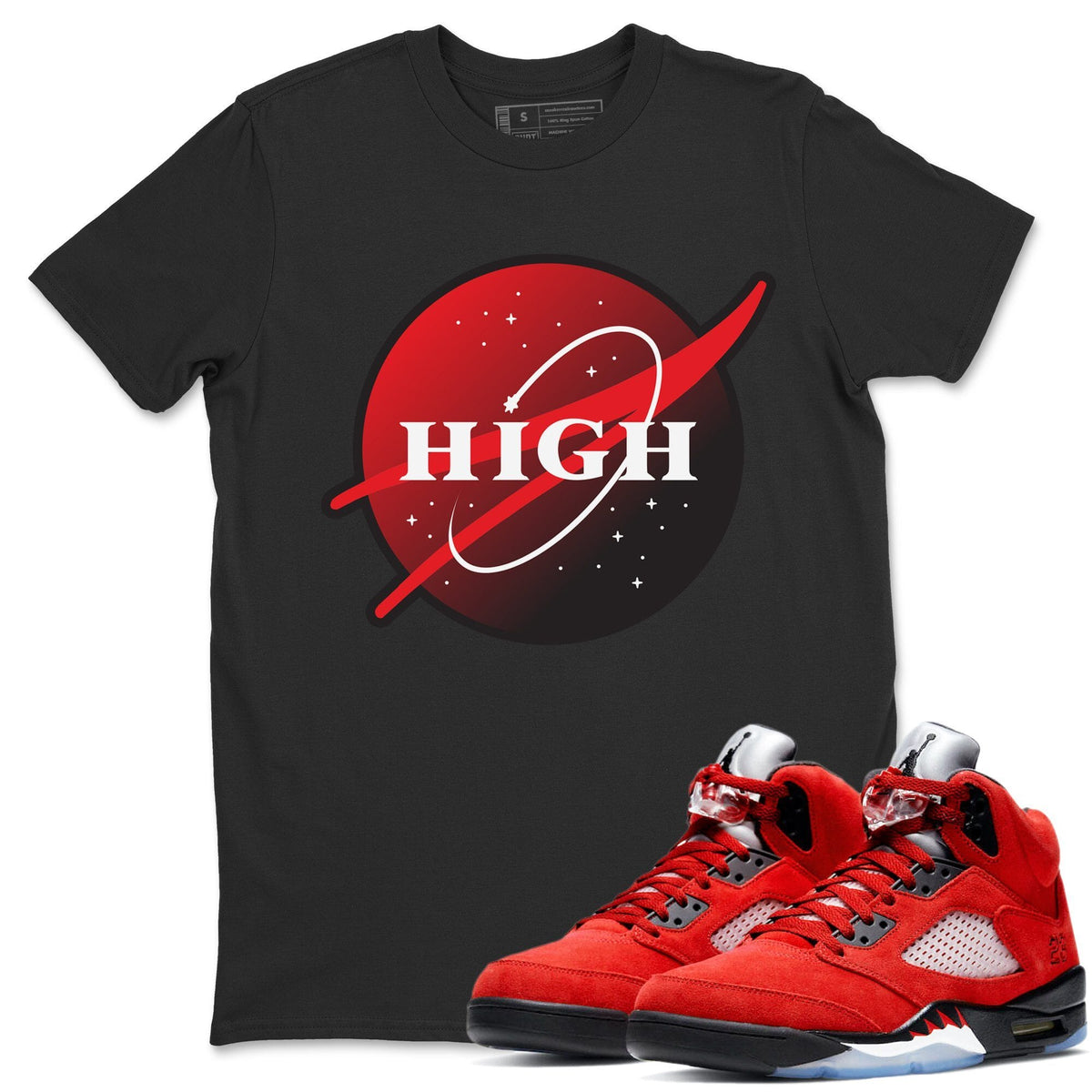 Jordan 5 Raging Bull Shirt To Match Jordans High Sneaker Tees Jordan 5 Raging Bull Drip Gear Zone Sneaker Matching Clothing Unisex Shirts