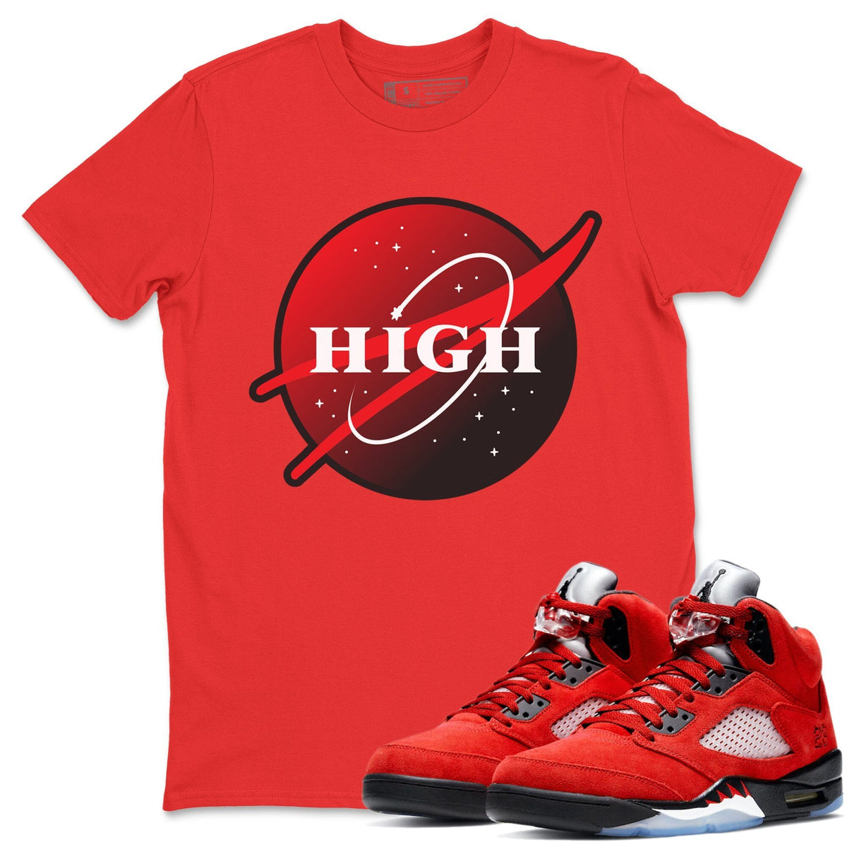 Jordan 5 Raging Bull Shirt To Match Jordans High Sneaker Tees Jordan 5 Raging Bull Drip Gear Zone Sneaker Matching Clothing Unisex Shirts