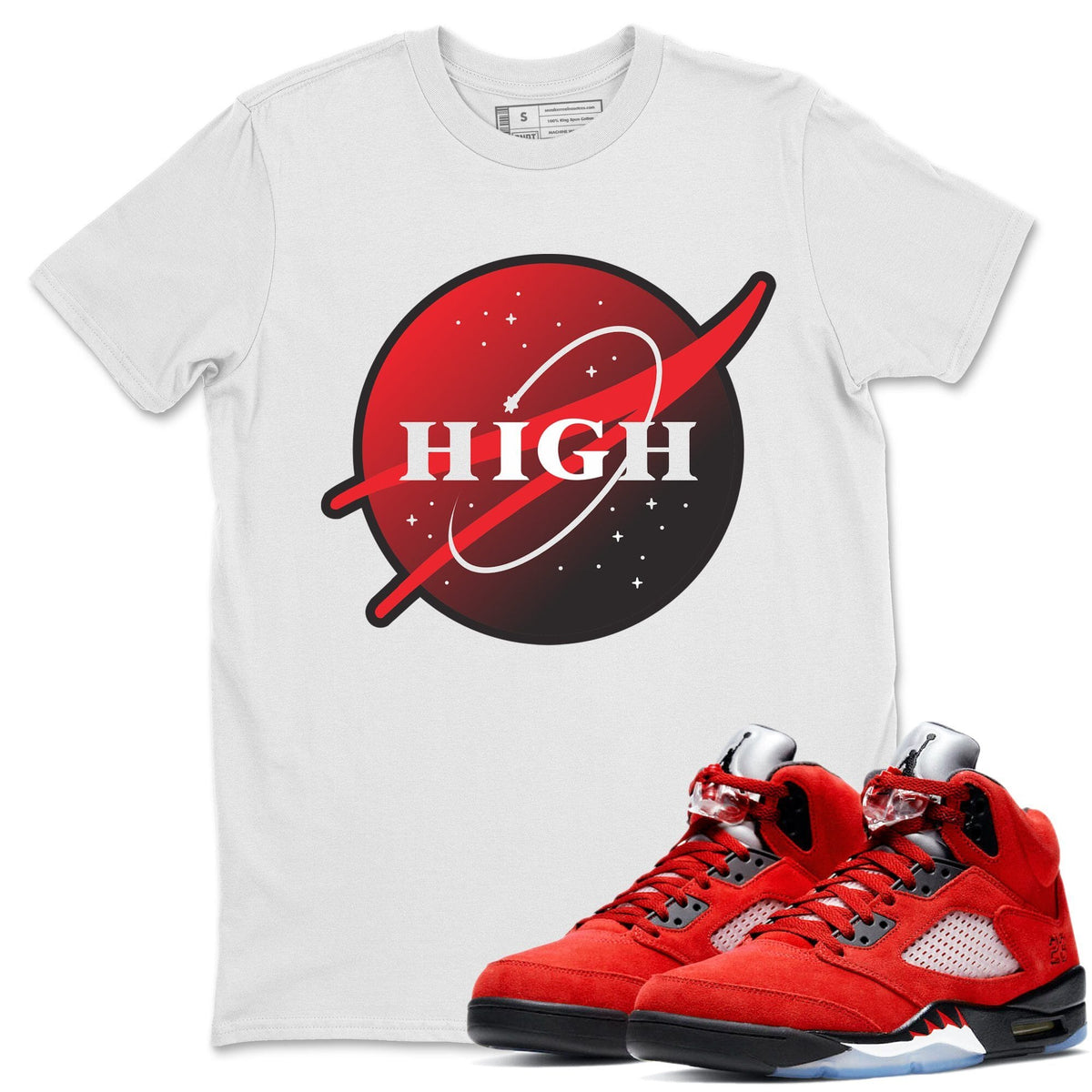 Jordan 5 Raging Bull Shirt To Match Jordans High Sneaker Tees Jordan 5 Raging Bull Drip Gear Zone Sneaker Matching Clothing Unisex Shirts