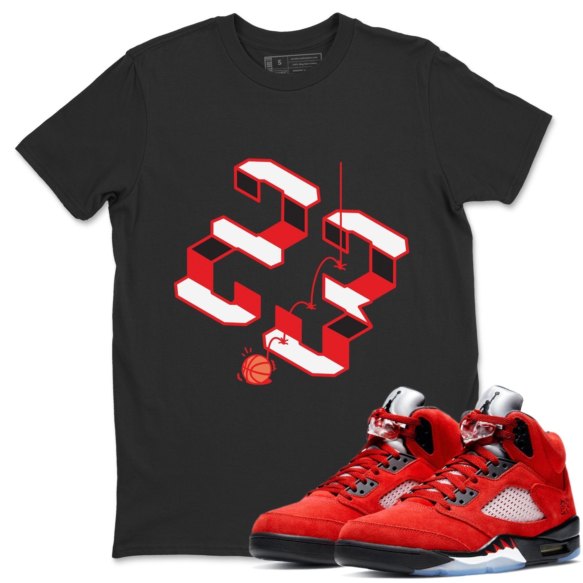 Jordan 5 Raging Bull Shirt To Match Jordans Steps Sneaker Tees Jordan 5 Raging Bull Drip Gear Zone Sneaker Matching Clothing Unisex Shirts