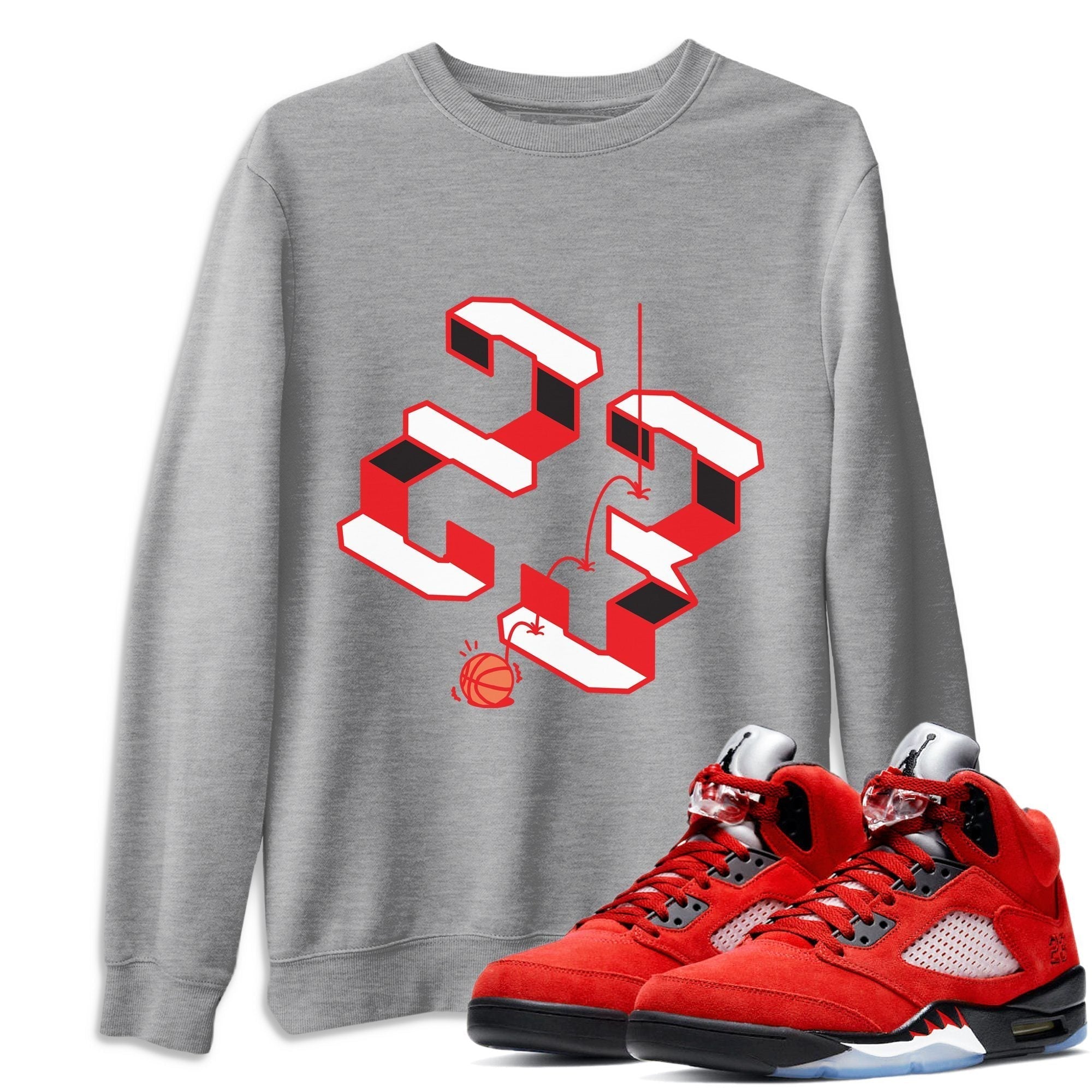 Jordan 5 Raging Bull Shirt To Match Jordans Steps Sneaker Tees Jordan 5 Raging Bull Drip Gear Zone Sneaker Matching Clothing Unisex Shirts