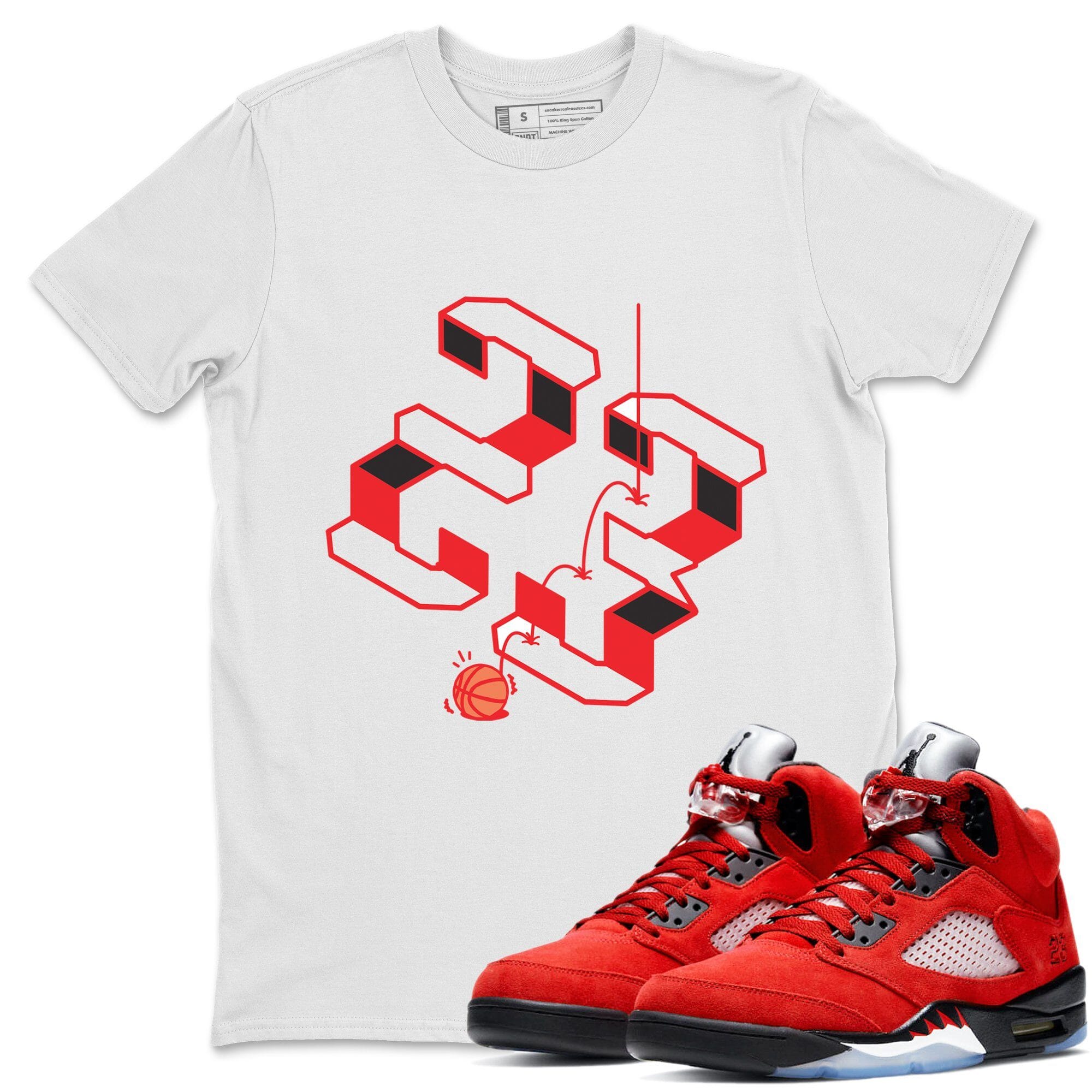 Jordan 5 Raging Bull Shirt To Match Jordans Steps Sneaker Tees Jordan 5 Raging Bull Drip Gear Zone Sneaker Matching Clothing Unisex Shirts
