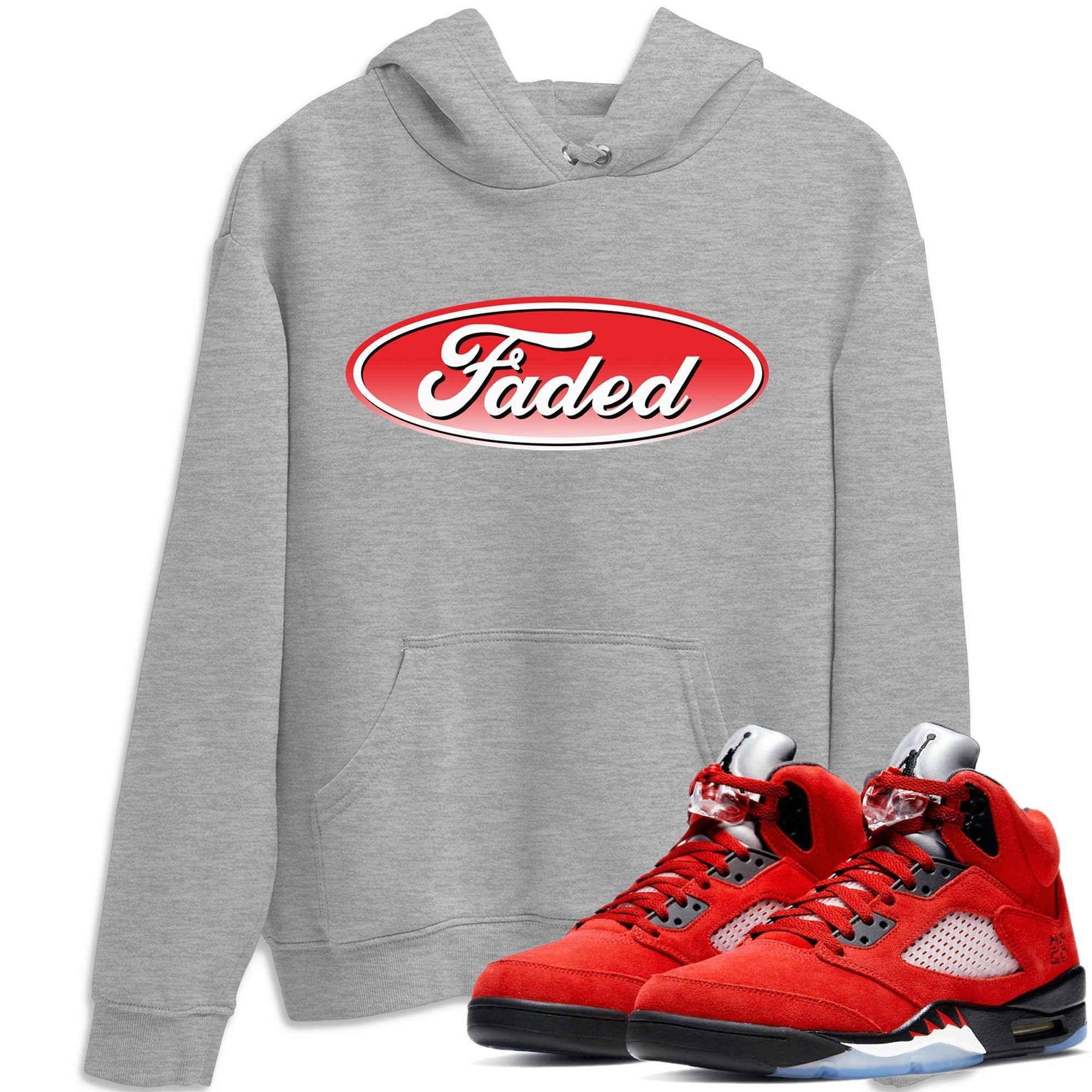 Jordan 5 Raging Bull Shirt To Match Jordans Faded Sneaker Tees Jordan 5 Raging Bull Drip Gear Zone Sneaker Matching Clothing Unisex Shirts