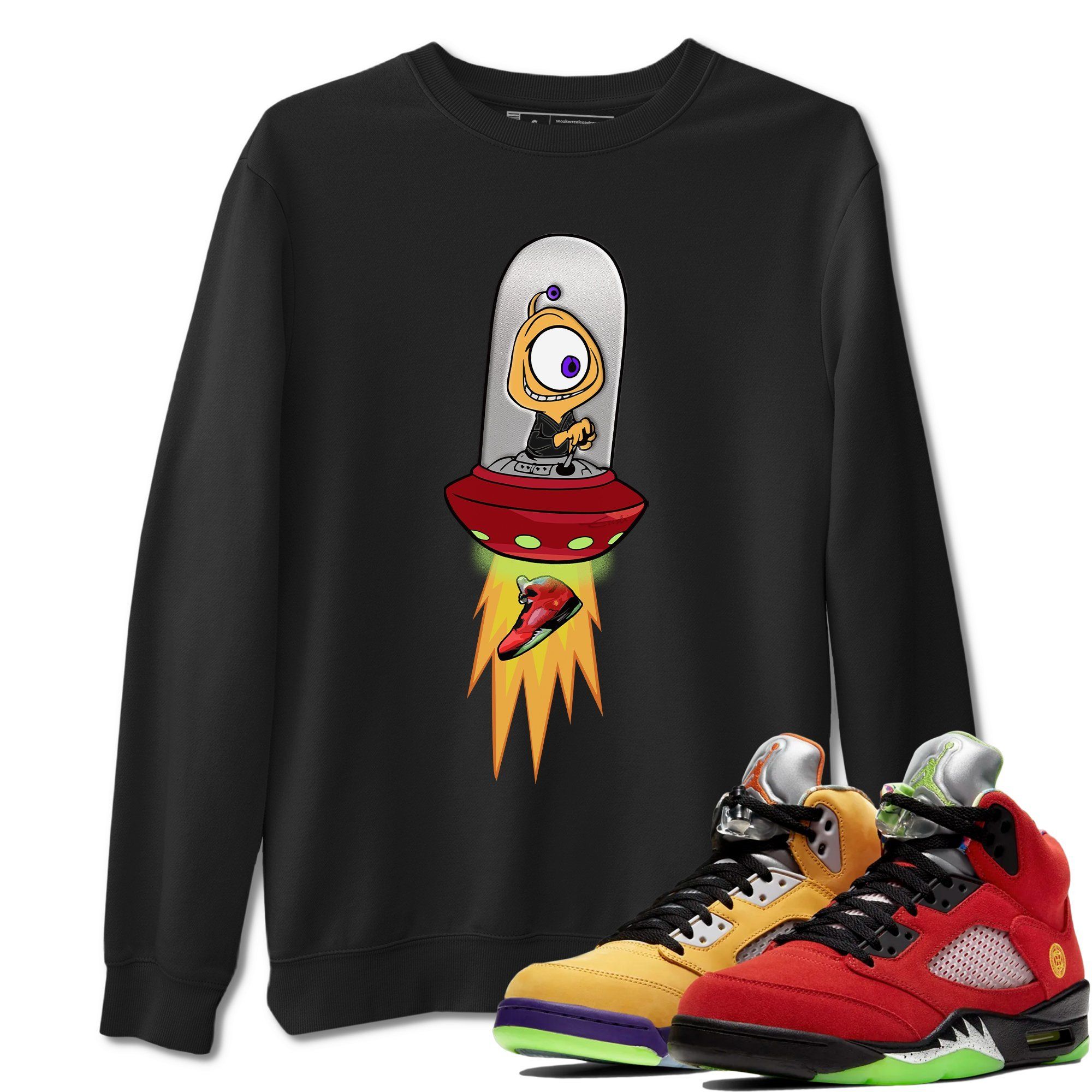 Jordan 5 What The Shirt To Match Jordans Alien Sneaker Tees Jordan 5 What The Drip Gear Zone Sneaker Matching Clothing Unisex Shirts