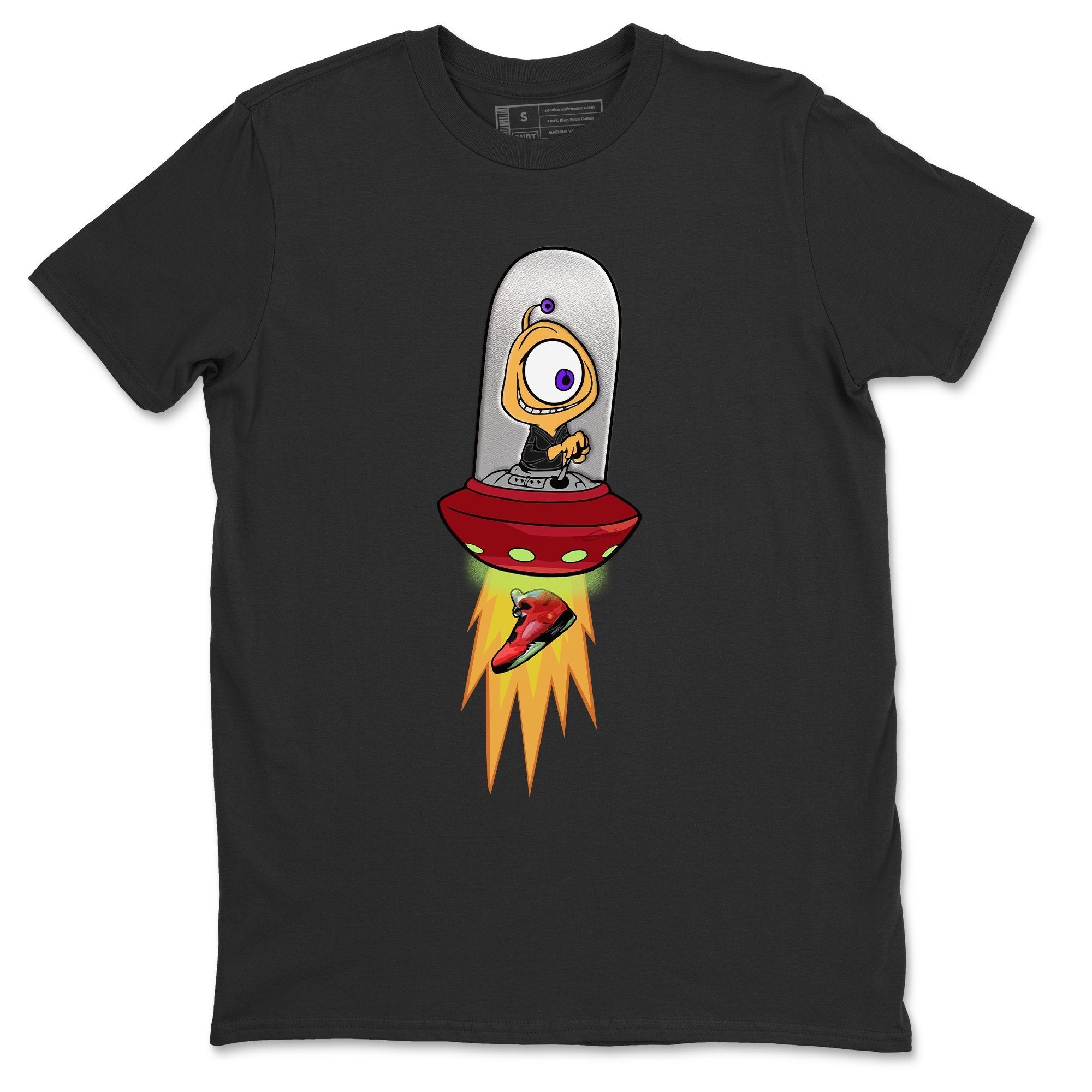 Jordan 5 What The Shirt To Match Jordans Alien Sneaker Tees Jordan 5 What The Drip Gear Zone Sneaker Matching Clothing Unisex Shirts
