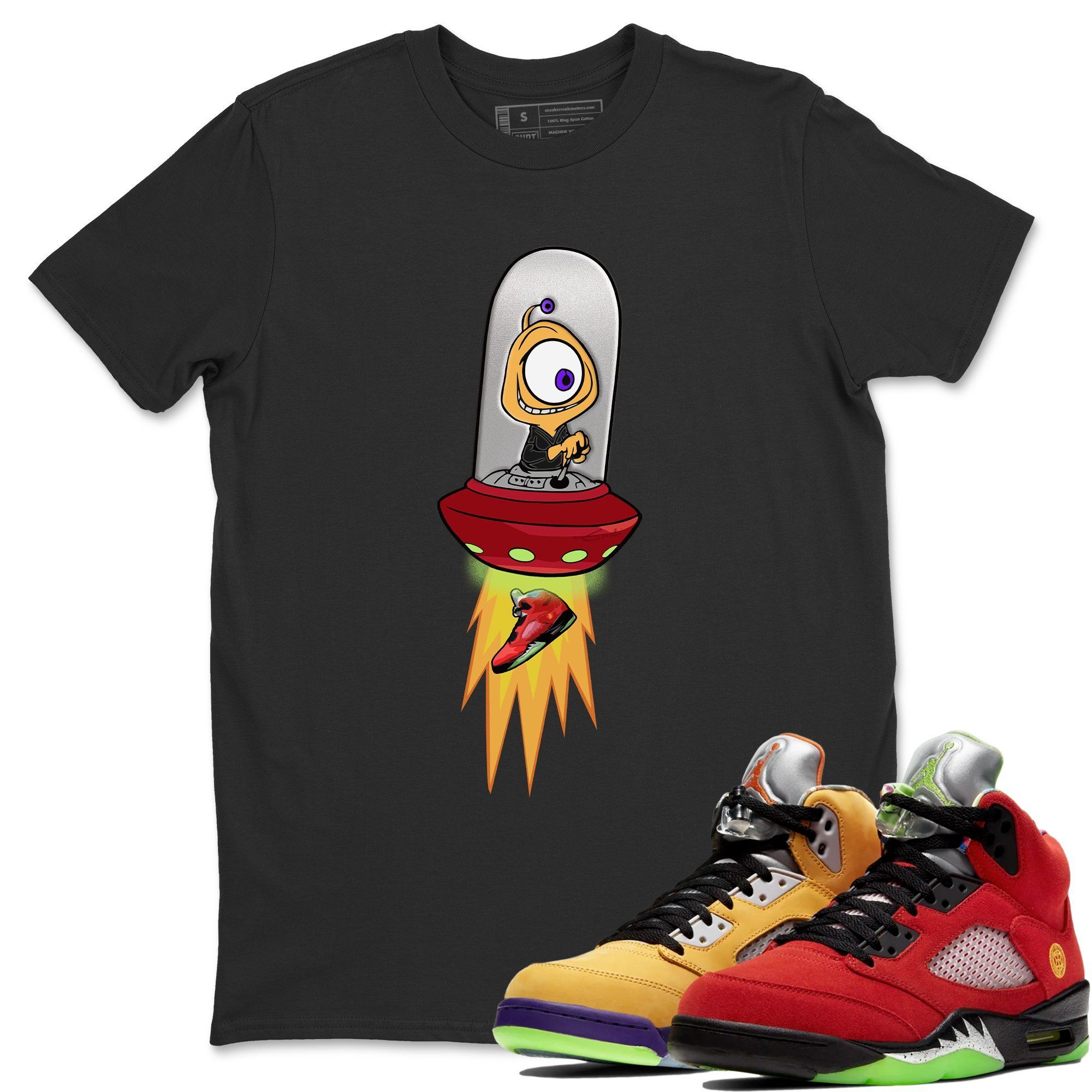 Jordan 5 What The Shirt To Match Jordans Alien Sneaker Tees Jordan 5 What The Drip Gear Zone Sneaker Matching Clothing Unisex Shirts