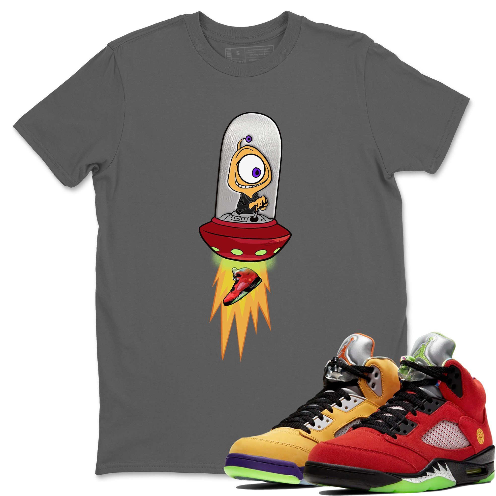 Jordan 5 What The Shirt To Match Jordans Alien Sneaker Tees Jordan 5 What The Drip Gear Zone Sneaker Matching Clothing Unisex Shirts