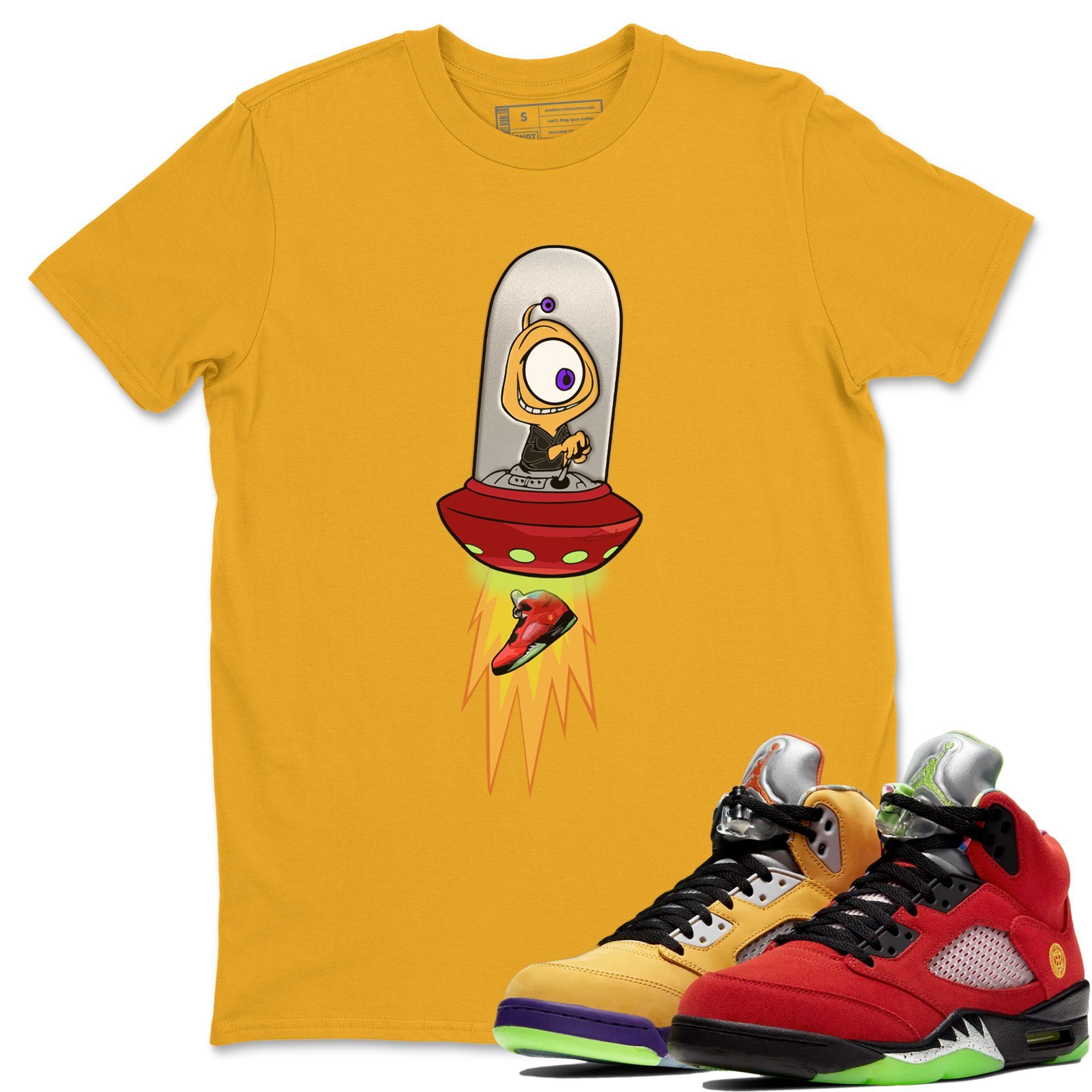 Jordan 5 What The Shirt To Match Jordans Alien Sneaker Tees Jordan 5 What The Drip Gear Zone Sneaker Matching Clothing Unisex Shirts