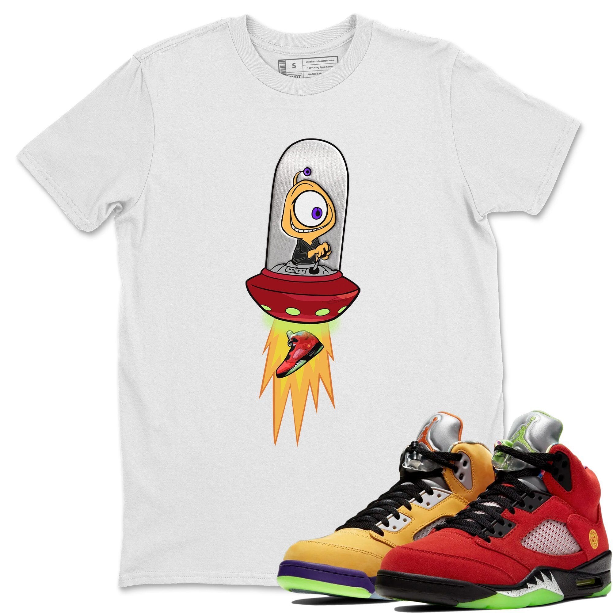 Jordan 5 What The Shirt To Match Jordans Alien Sneaker Tees Jordan 5 What The Drip Gear Zone Sneaker Matching Clothing Unisex Shirts