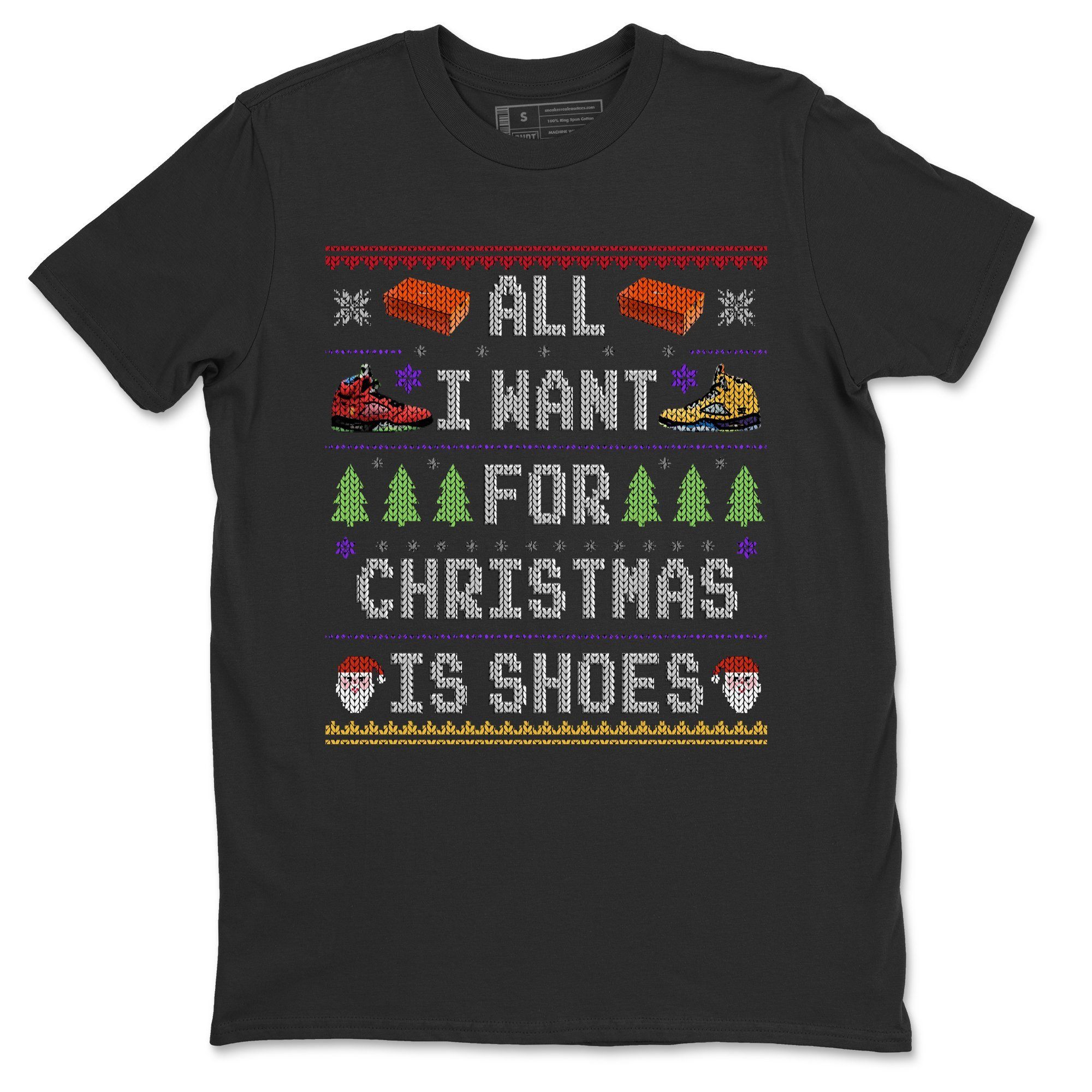 Jordan 5 What The Shirt To Match Jordans All i want for christmas is shoes Sneaker Tees Jordan 5 What The Drip Gear Zone Sneaker Matching Clothing Unisex Shirts