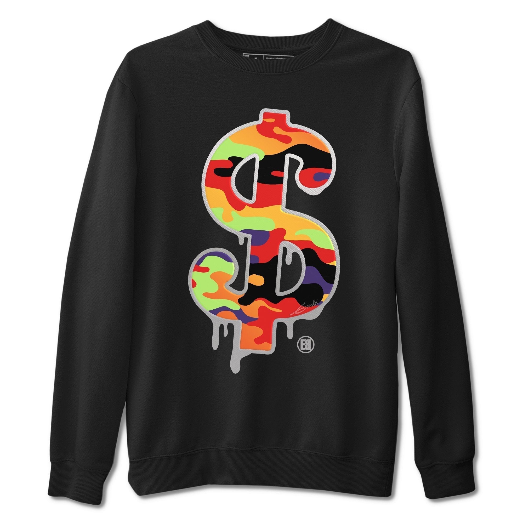 Jordan 5 What The Shirt To Match Jordans Dollar Camo Sneaker Tees Jordan 5 What The Drip Gear Zone Sneaker Matching Clothing Unisex Shirts