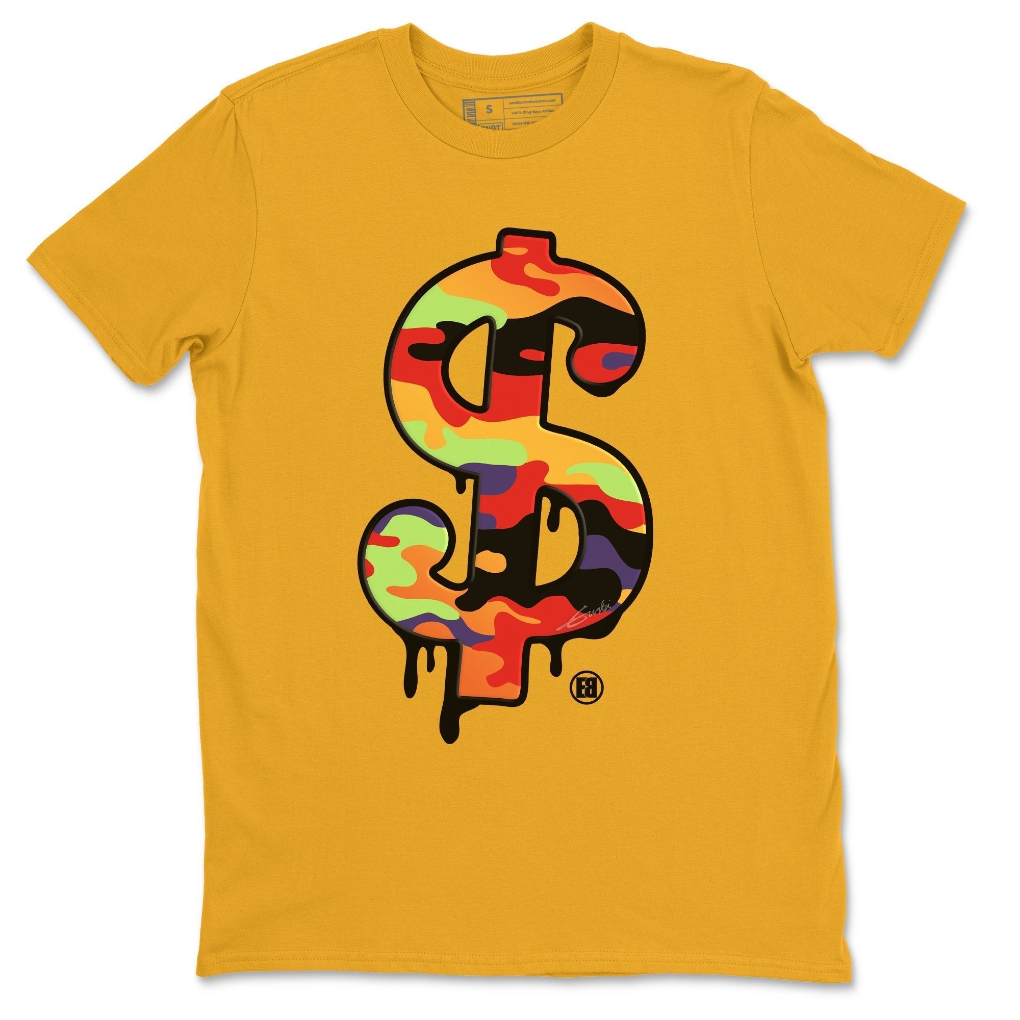 Jordan 5 What The Shirt To Match Jordans Dollar Camo Sneaker Tees Jordan 5 What The Drip Gear Zone Sneaker Matching Clothing Unisex Shirts