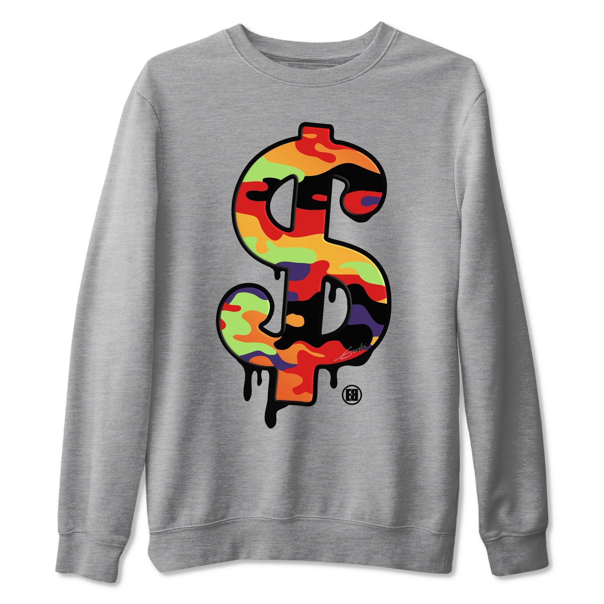 Jordan 5 What The Shirt To Match Jordans Dollar Camo Sneaker Tees Jordan 5 What The Drip Gear Zone Sneaker Matching Clothing Unisex Shirts